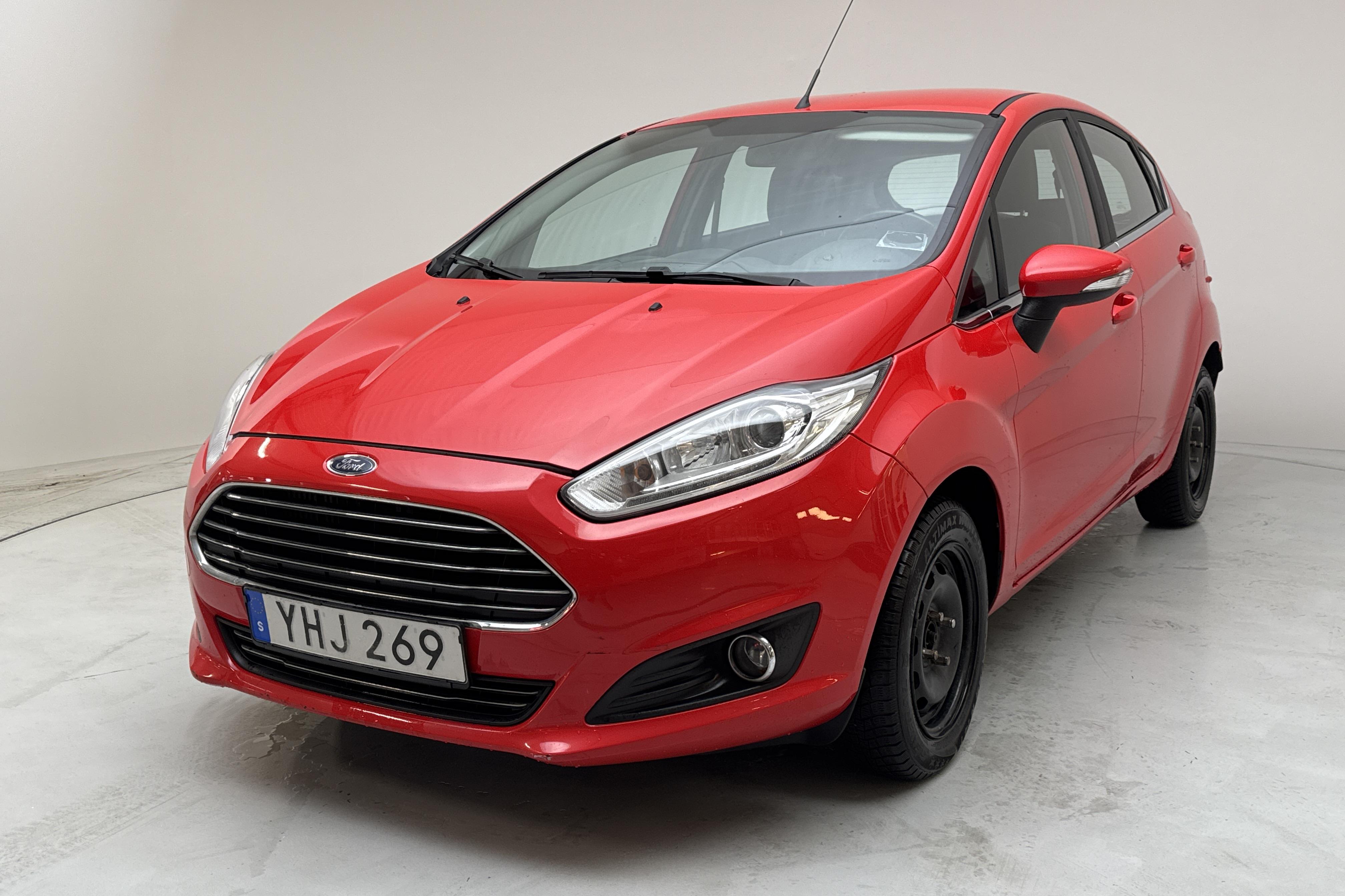 Ford Fiesta 1.0T EcoBoost 5dr (100hk) - 88 430 km - Käsitsi - punane - 2017