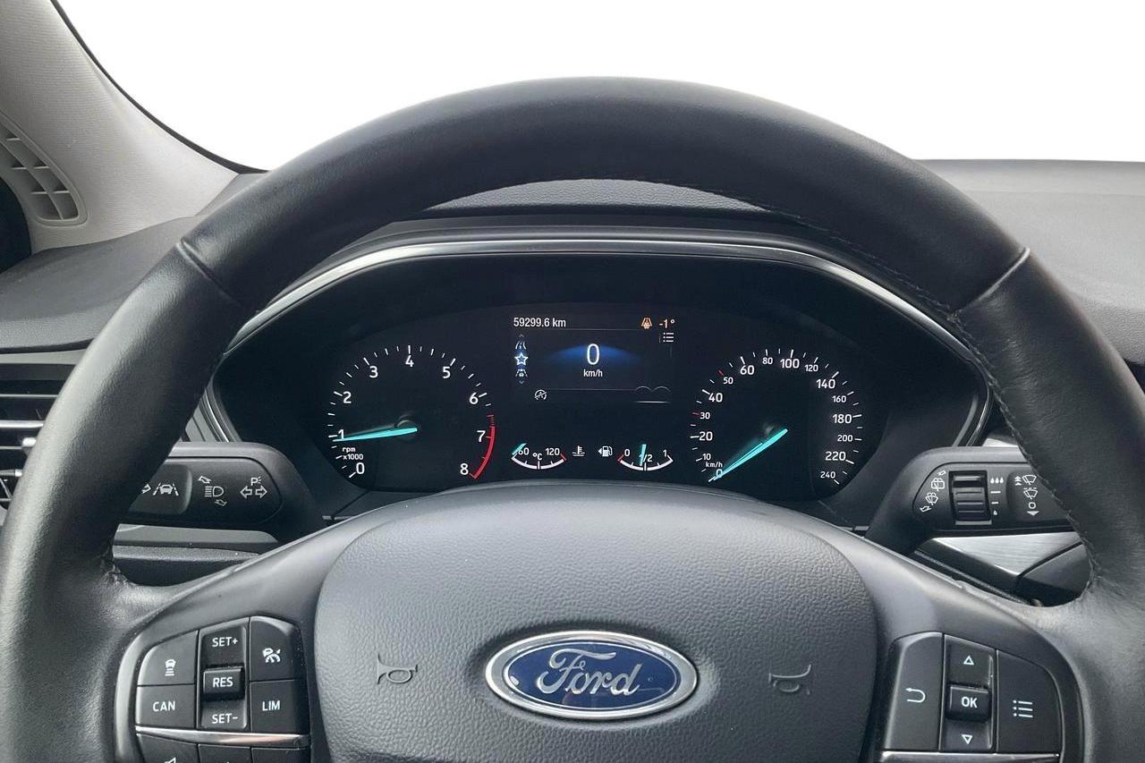 Ford Focus 1.0 EcoBoost Kombi (125hk) - 59 300 km - Manual - white - 2019