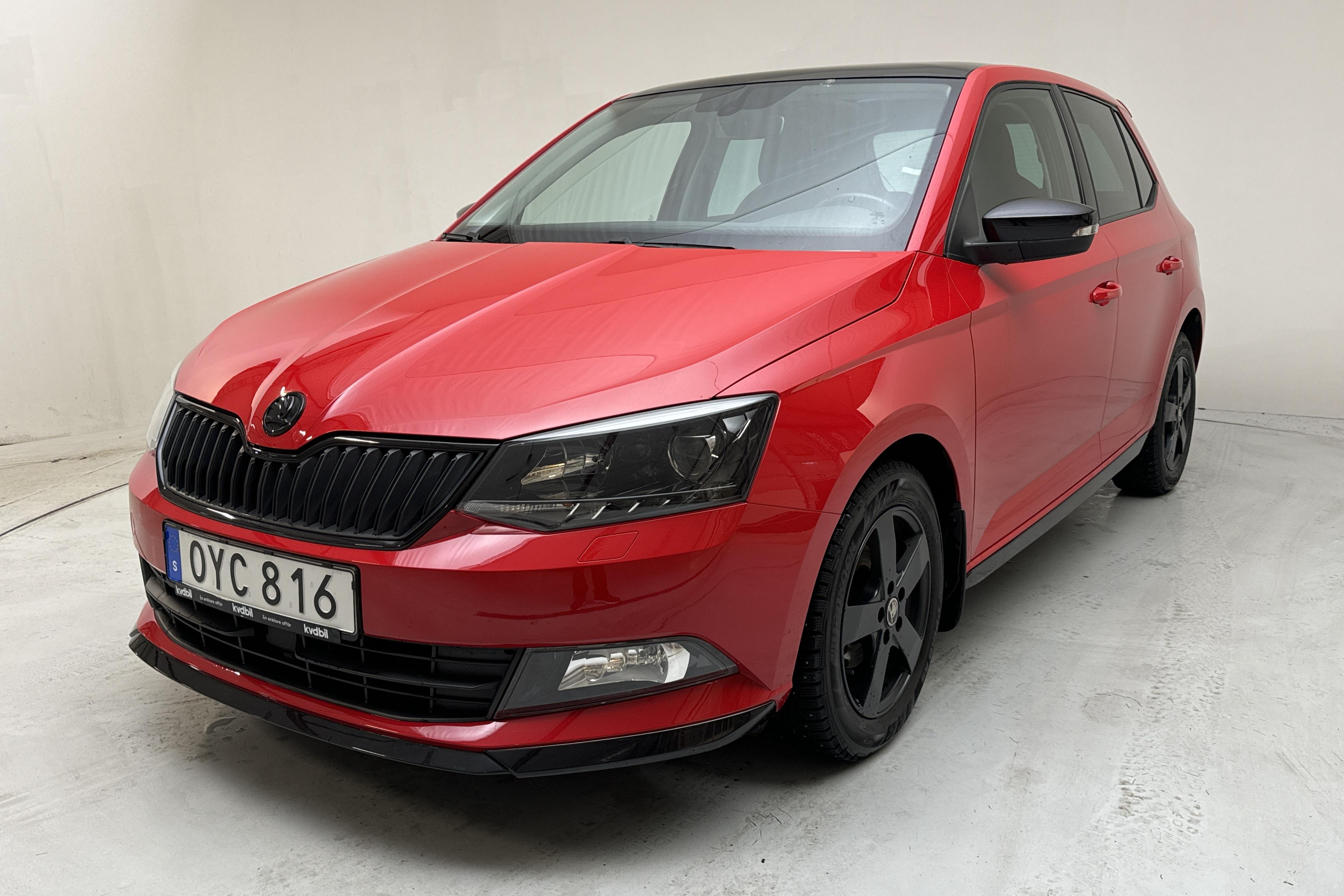 Skoda Fabia 1.2 TSI (90hk) - 6 405 mil - Manuell - röd - 2016