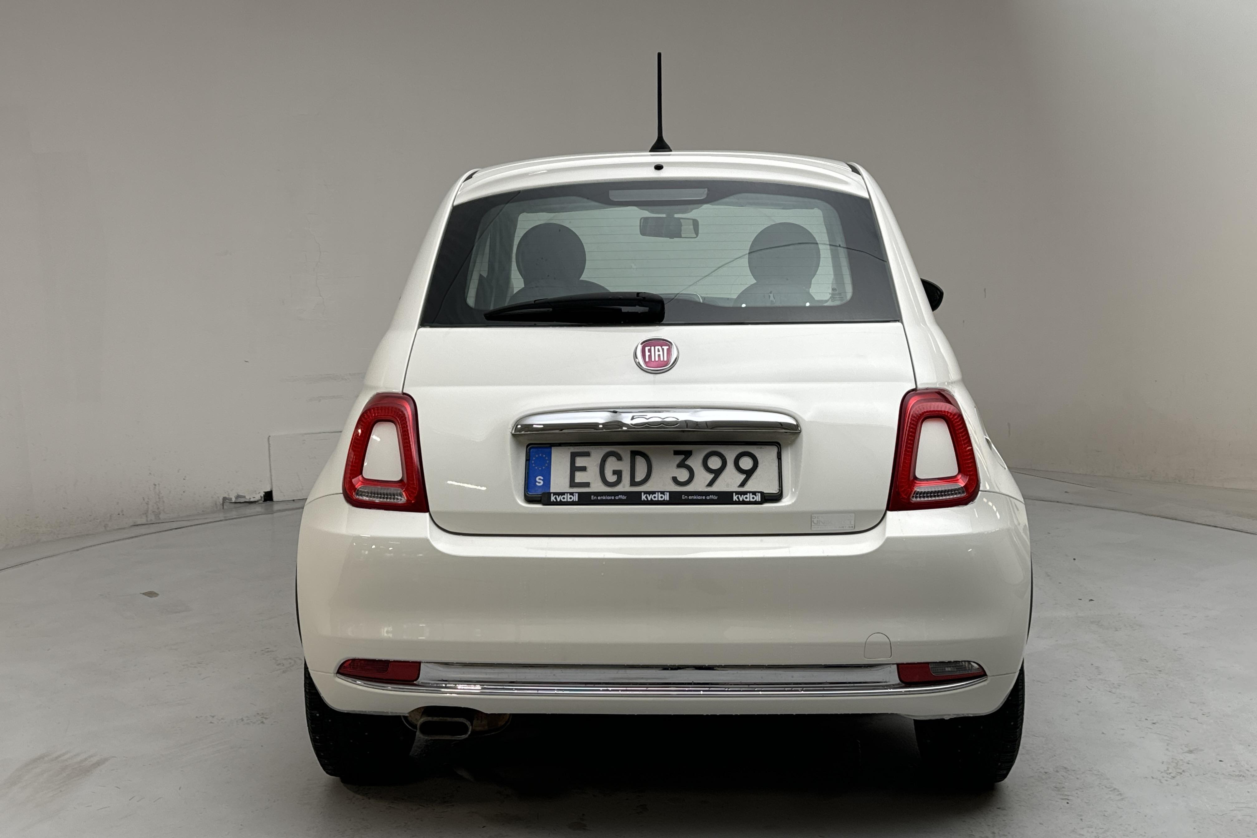 Fiat 500 1.2 (69hk) - 128 960 km - Manuaalinen - valkoinen - 2016