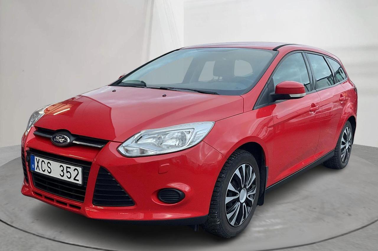 Ford Focus 1.0 EcoBoost Kombi (100hk) - 117 430 km - Manuaalinen - punainen - 2013