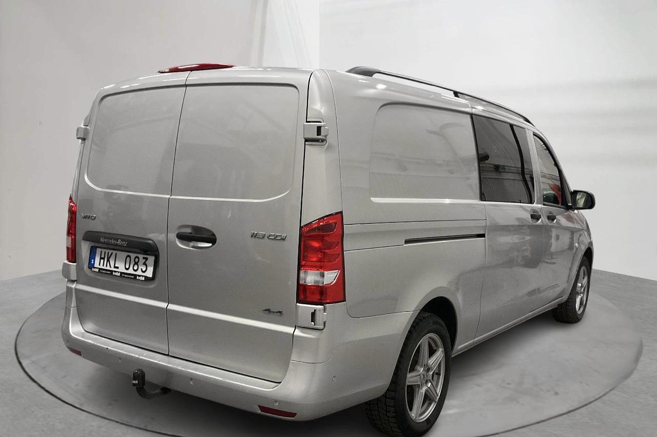 Mercedes Vito 119 CDI 4MATIC W447 (190hk) - 120 950 km - Automatyczna - srebro - 2021