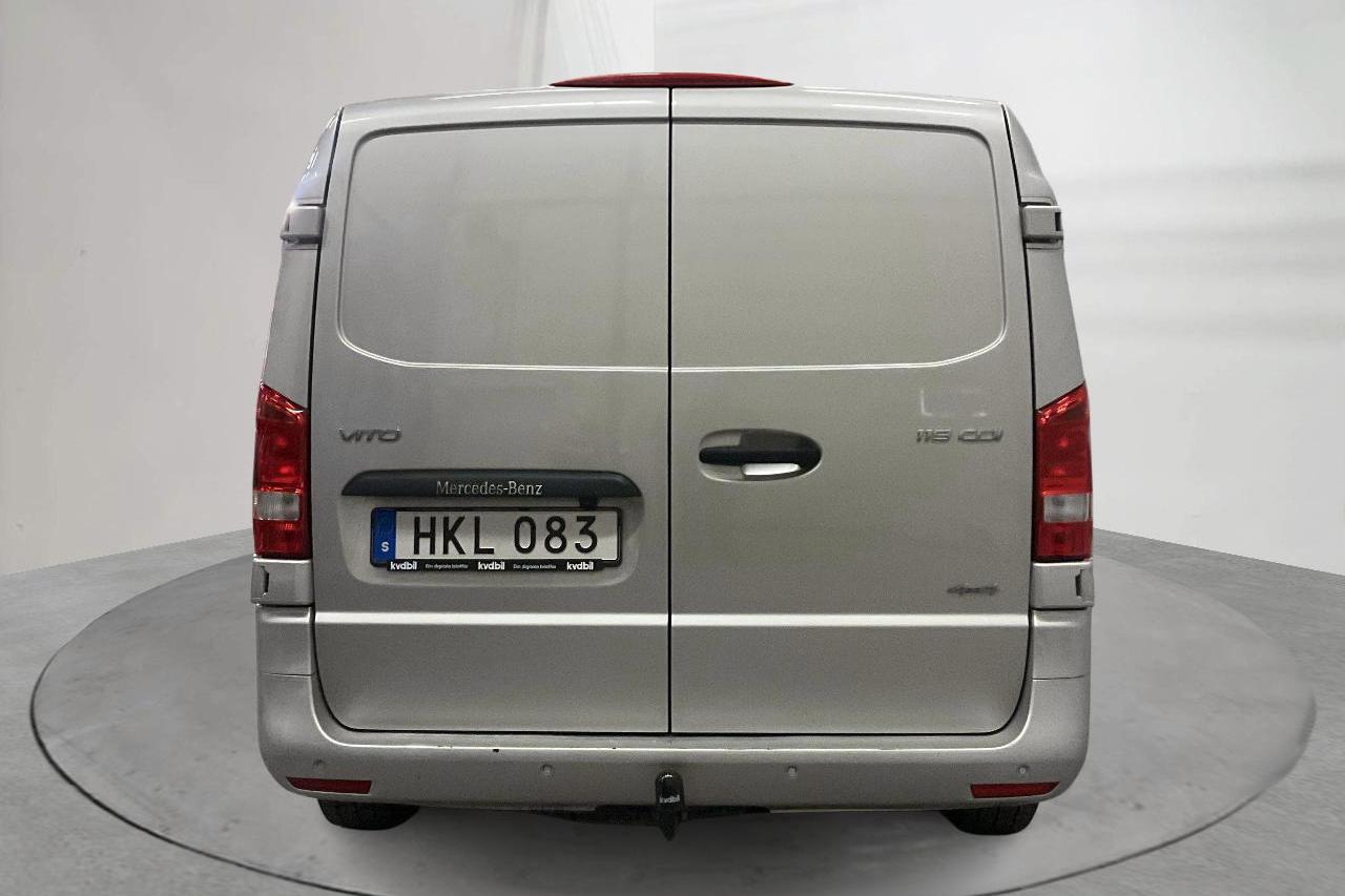 Mercedes Vito 119 CDI 4MATIC W447 (190hk) - 120 950 km - Automatyczna - srebro - 2021