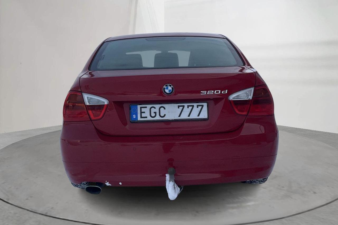 BMW 320d Sedan, E90 (177hk) - 8 495 mil - Automat - röd - 2008