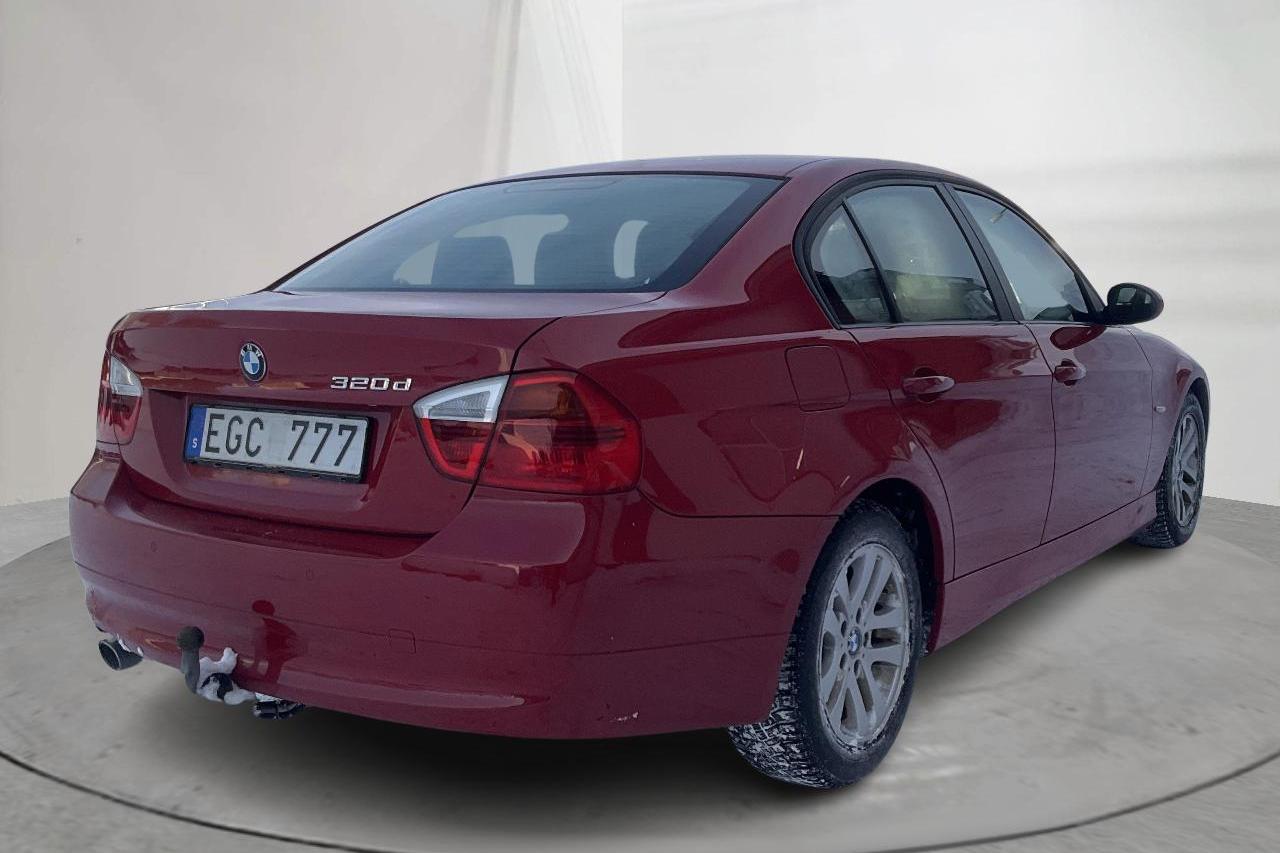 BMW 320d Sedan, E90 (177hk) - 8 495 mil - Automat - röd - 2008