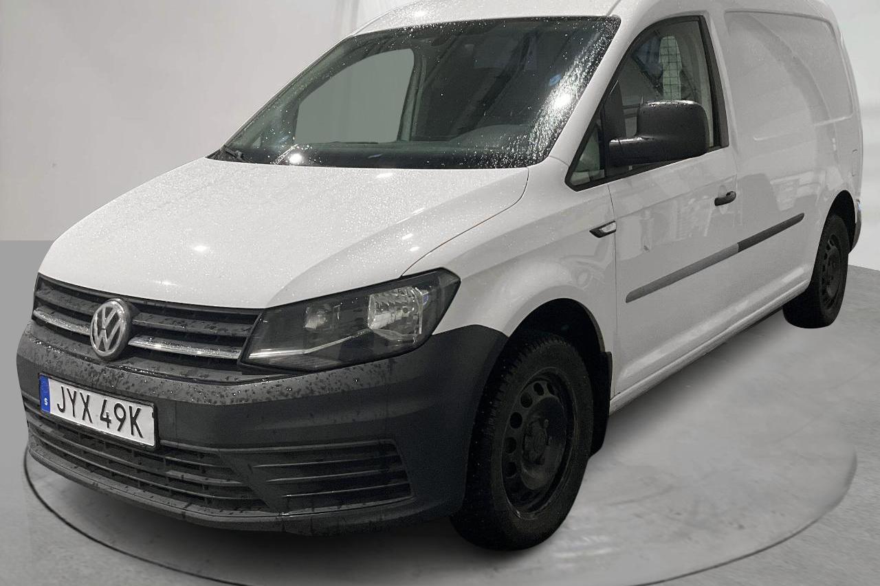 VW Caddy 2.0 TDI Maxi Skåp (102hk) - 83 100 km - Automaatne - valge - 2019