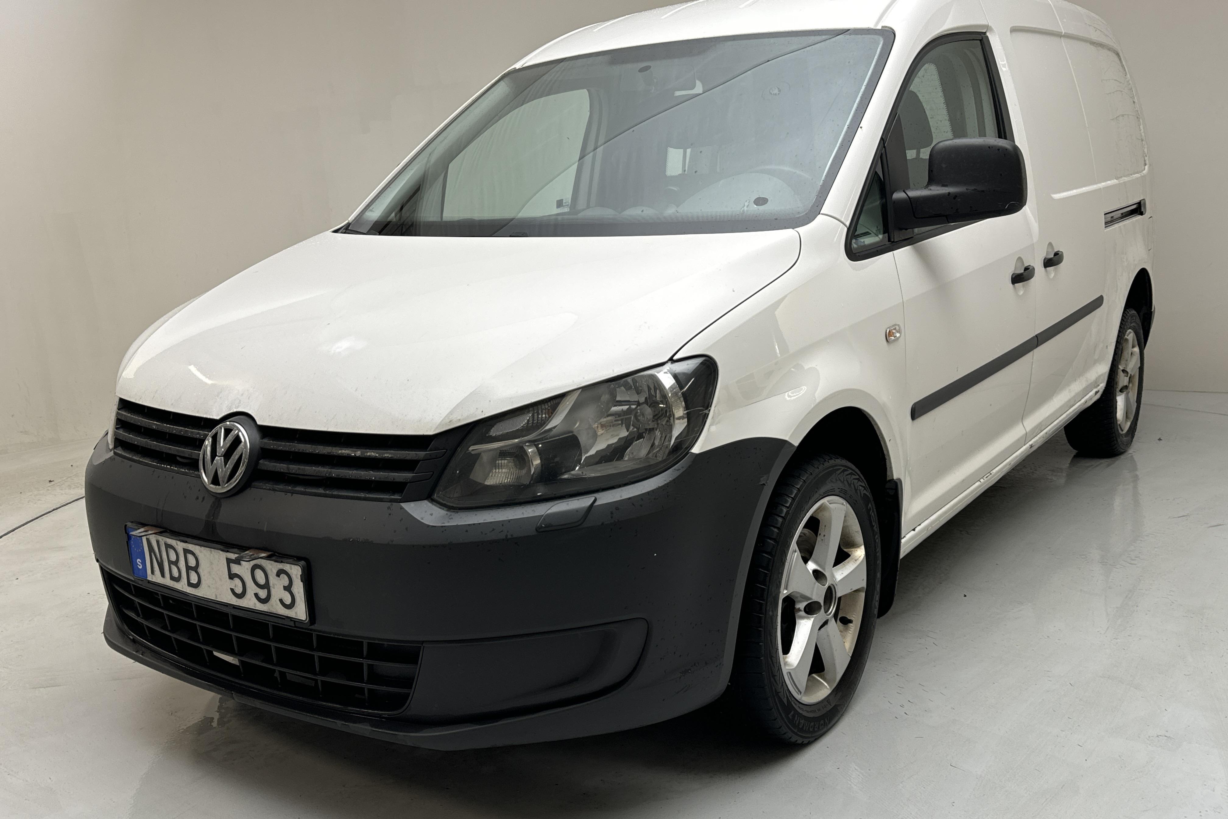 VW Caddy 2.0 TDI Maxi Skåp 4-motion (110hk) - 328 490 km - Manuaalinen - valkoinen - 2013