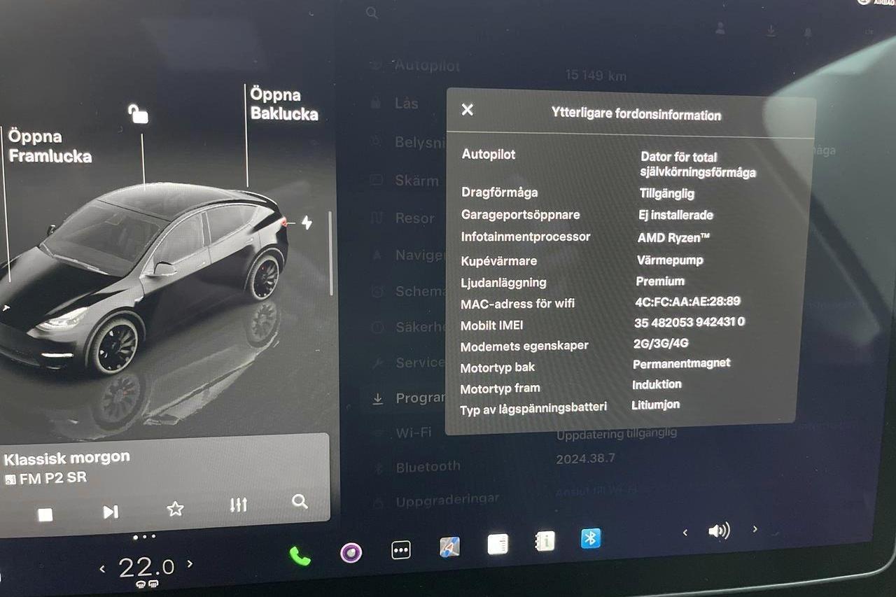 Tesla Model Y Performance Dual Motor AWD - 15 150 km - Automatyczna - czarny - 2024