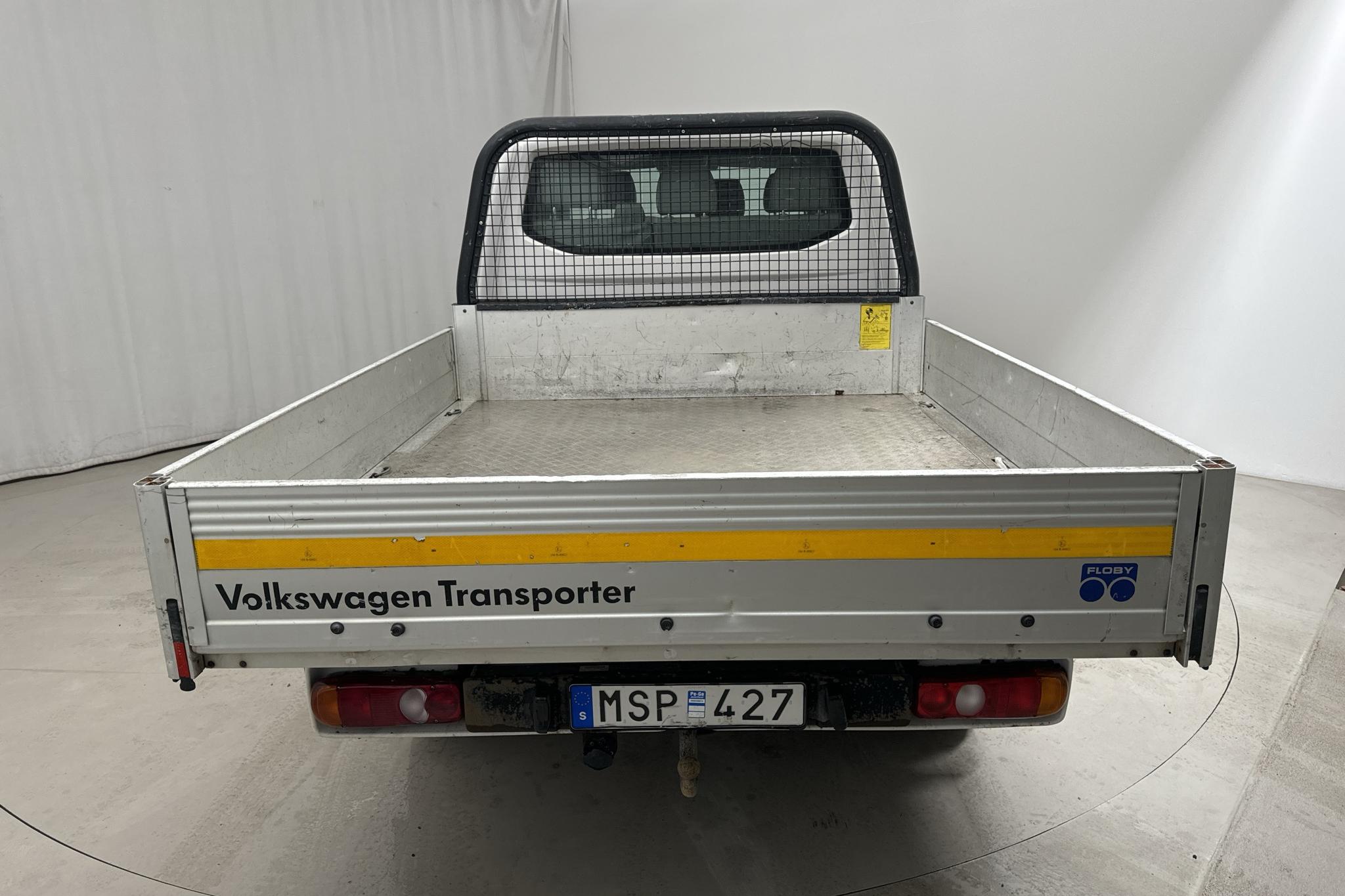 VW Transporter T5 2.0 TDI Pickup (102hk) - 199 550 km - Manualna - biały - 2012