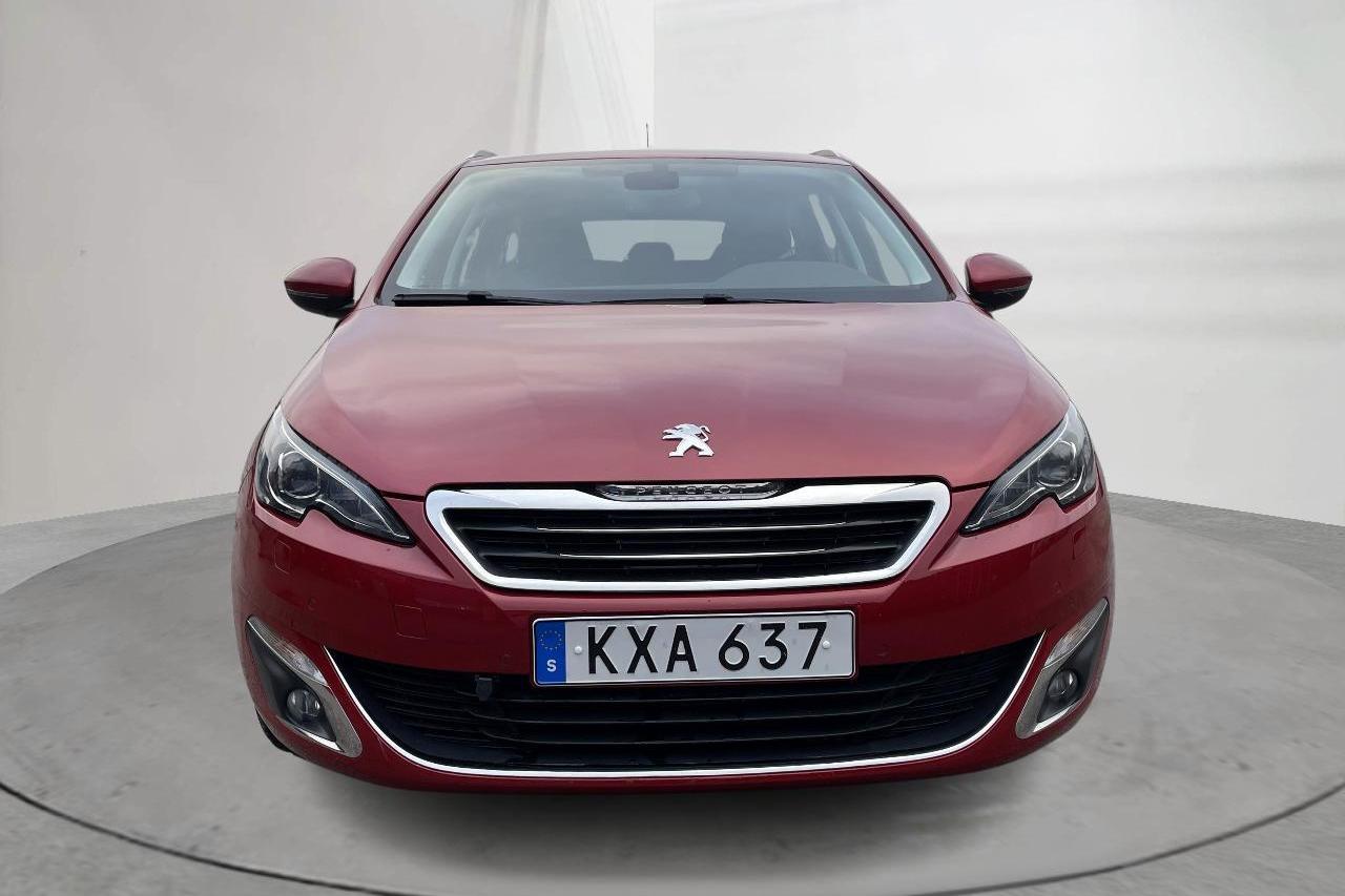 Peugeot 308 SW BlueHDi (120hk) - 88 330 km - Manualna - Dark Red - 2015