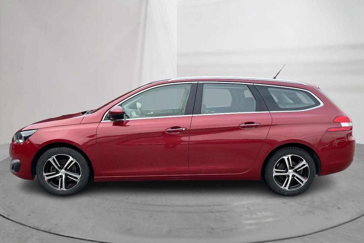 Peugeot 308 SW BlueHDi (120hk) - 88 330 km - Manualna - Dark Red - 2015