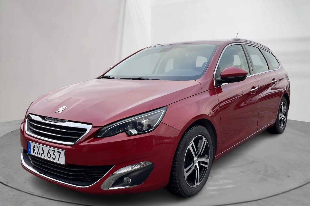 Peugeot 308 SW BlueHDi (120hk) - 88 330 km - Manualna - Dark Red - 2015