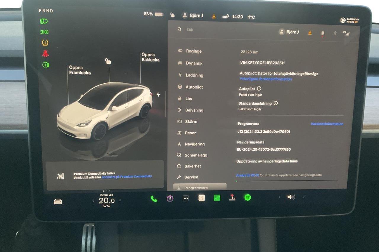 Tesla Model Y Performance Dual Motor AWD - 2 213 mil - Automat - vit - 2023