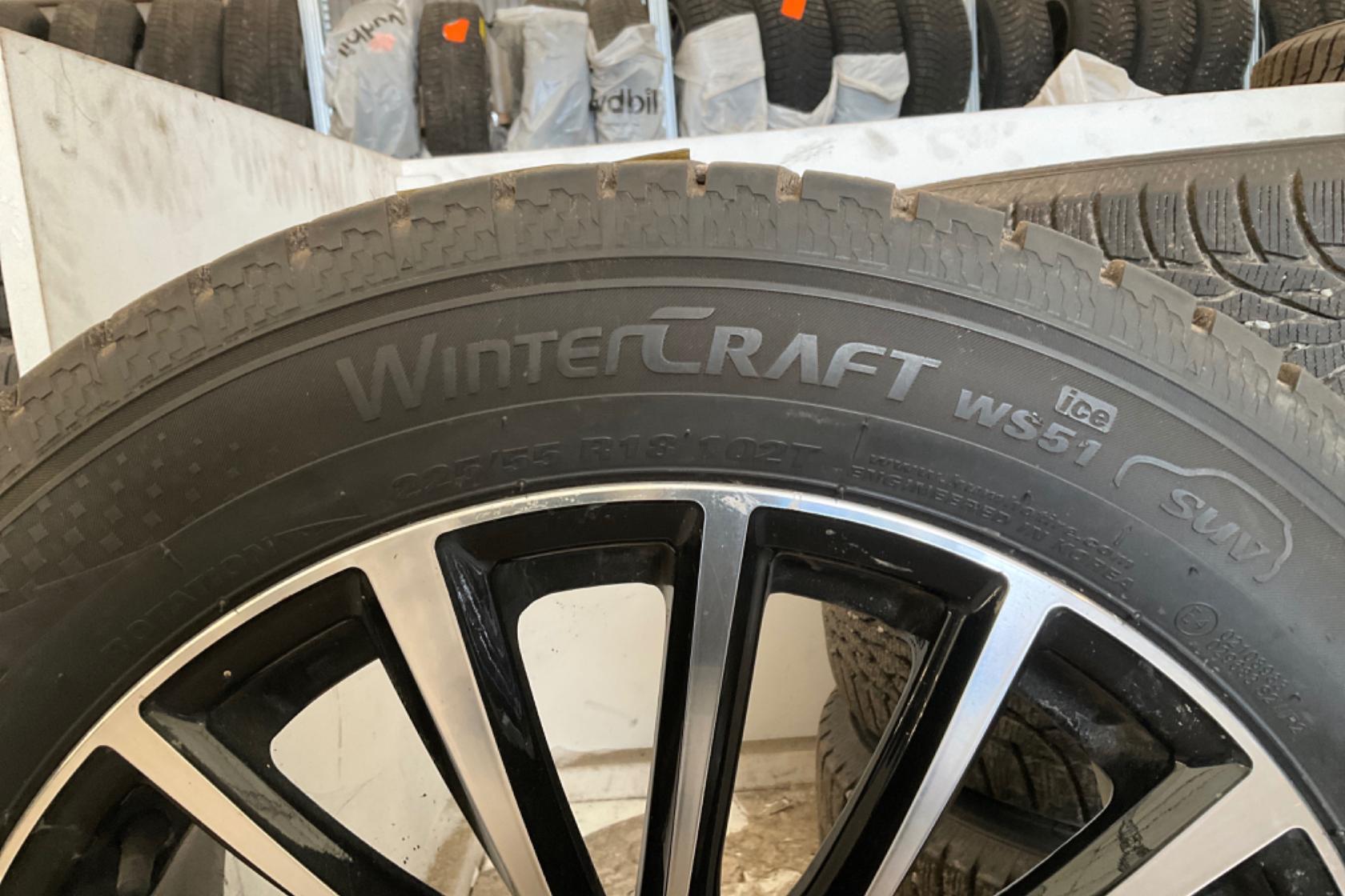 Vinterhjul (nr 94) KUMHO 225/55R18 - 0 km