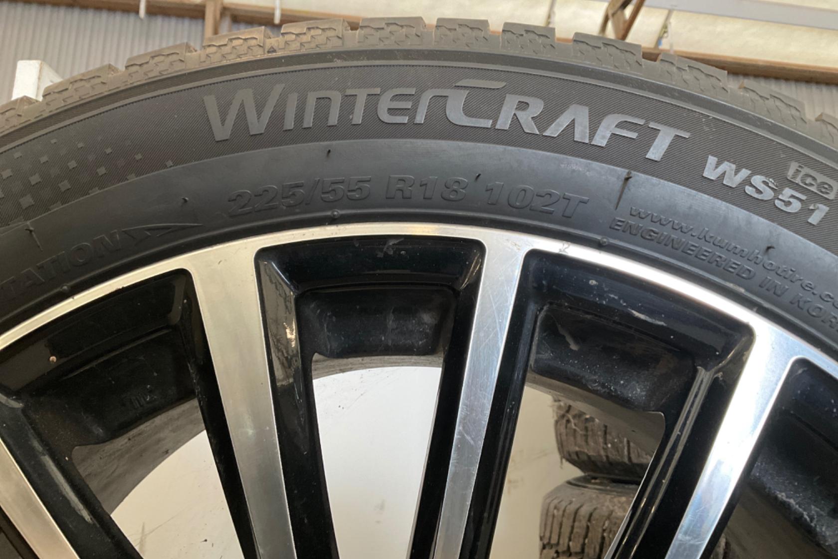 Vinterhjul (nr 94) KUMHO 225/55R18 - 0 km