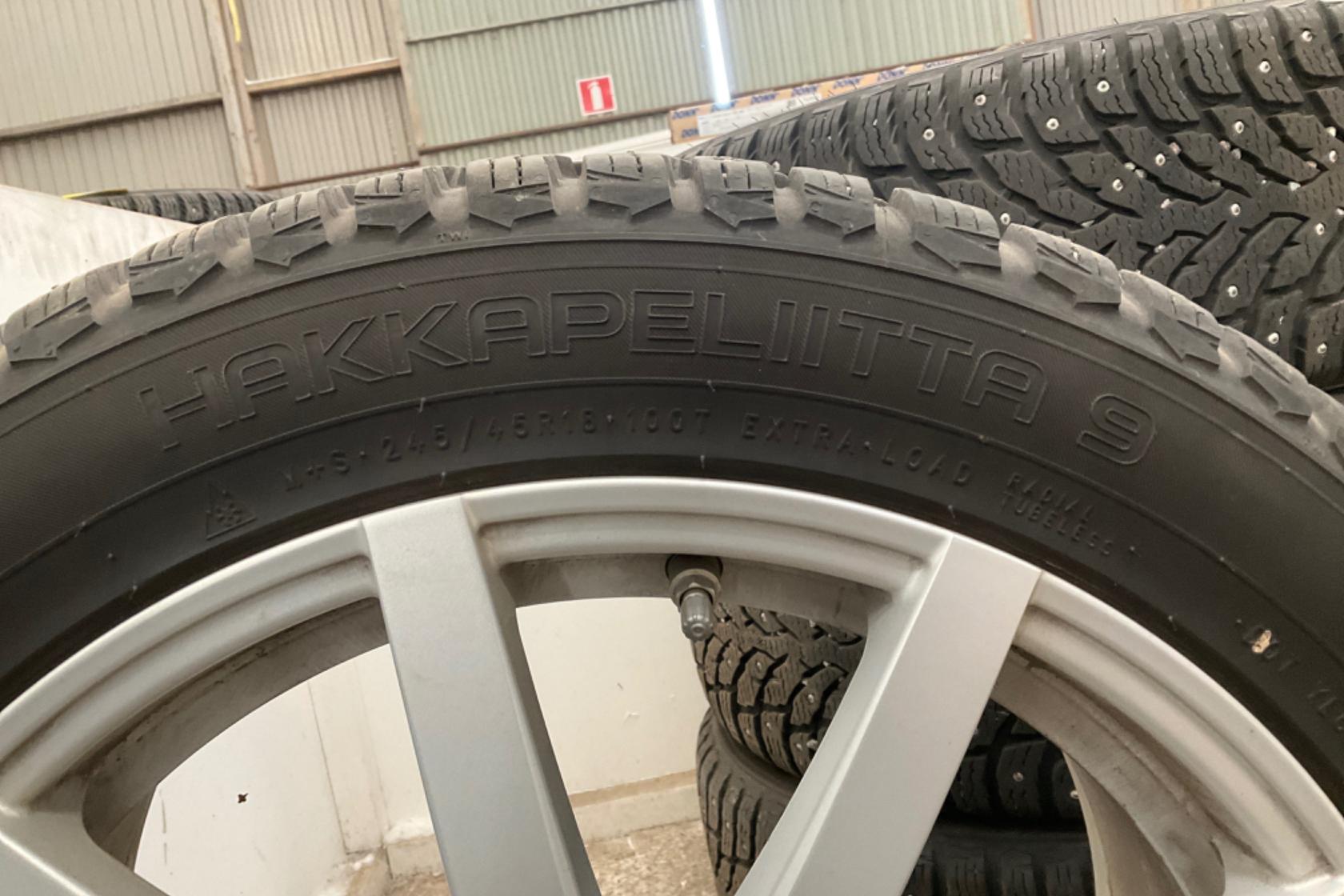 Vinterhjul (nr 155) NOKIAN 245/45R18 - 0 km