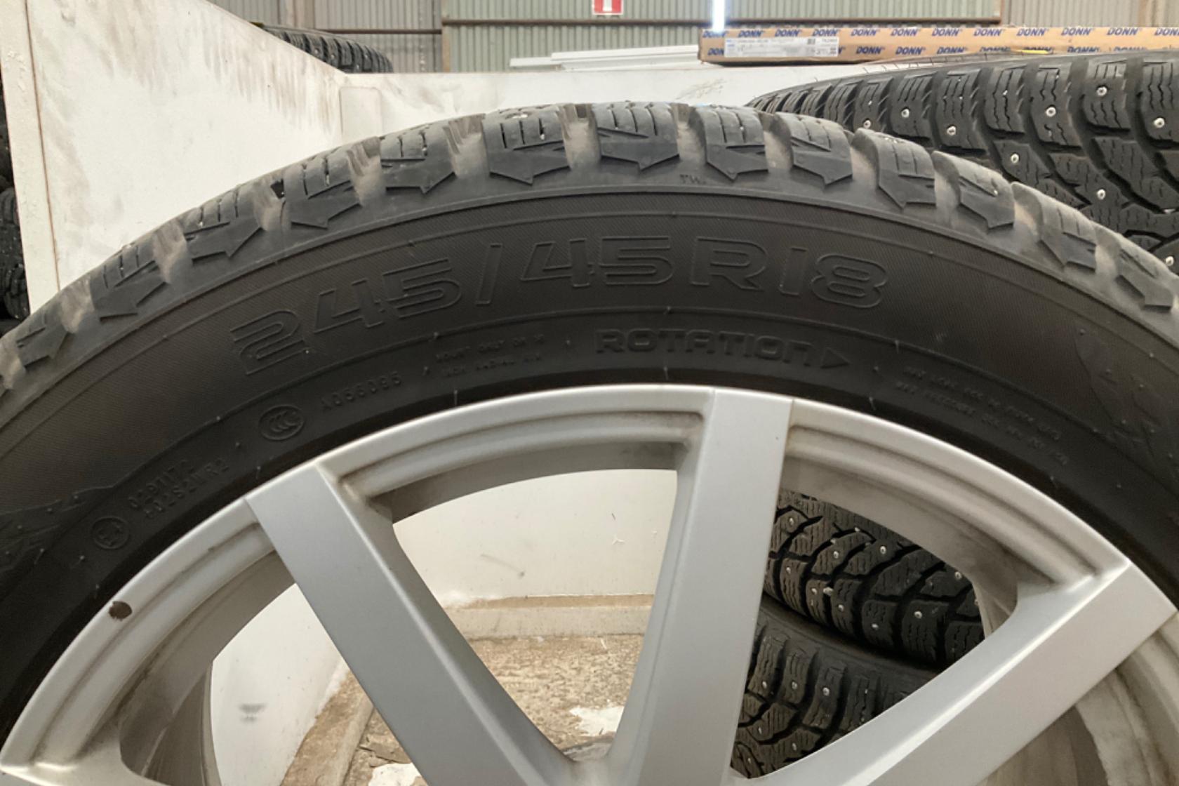 Vinterhjul (nr 155) NOKIAN 245/45R18 - 0 km