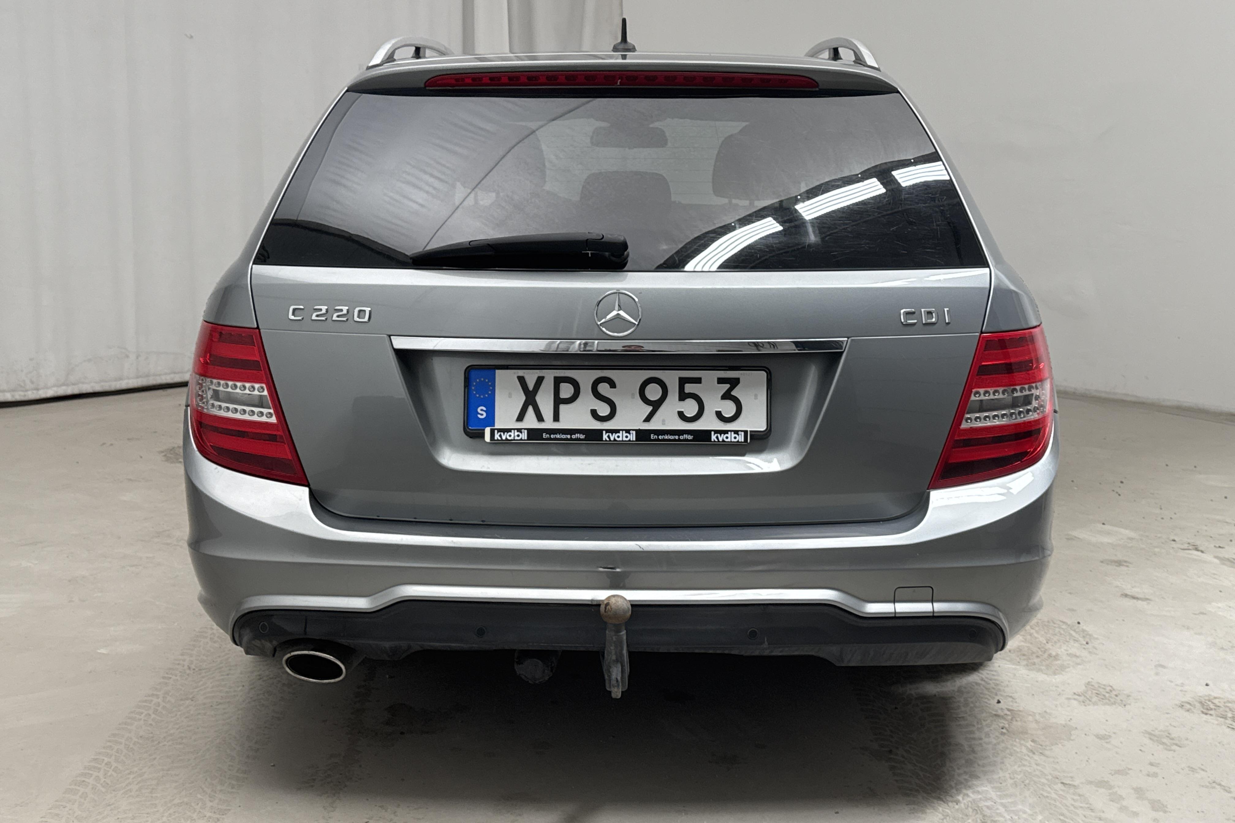 Mercedes C 220 CDI Kombi BlueEfficiency S204 (170hk) - 248 940 km - Automatyczna - srebro - 2013