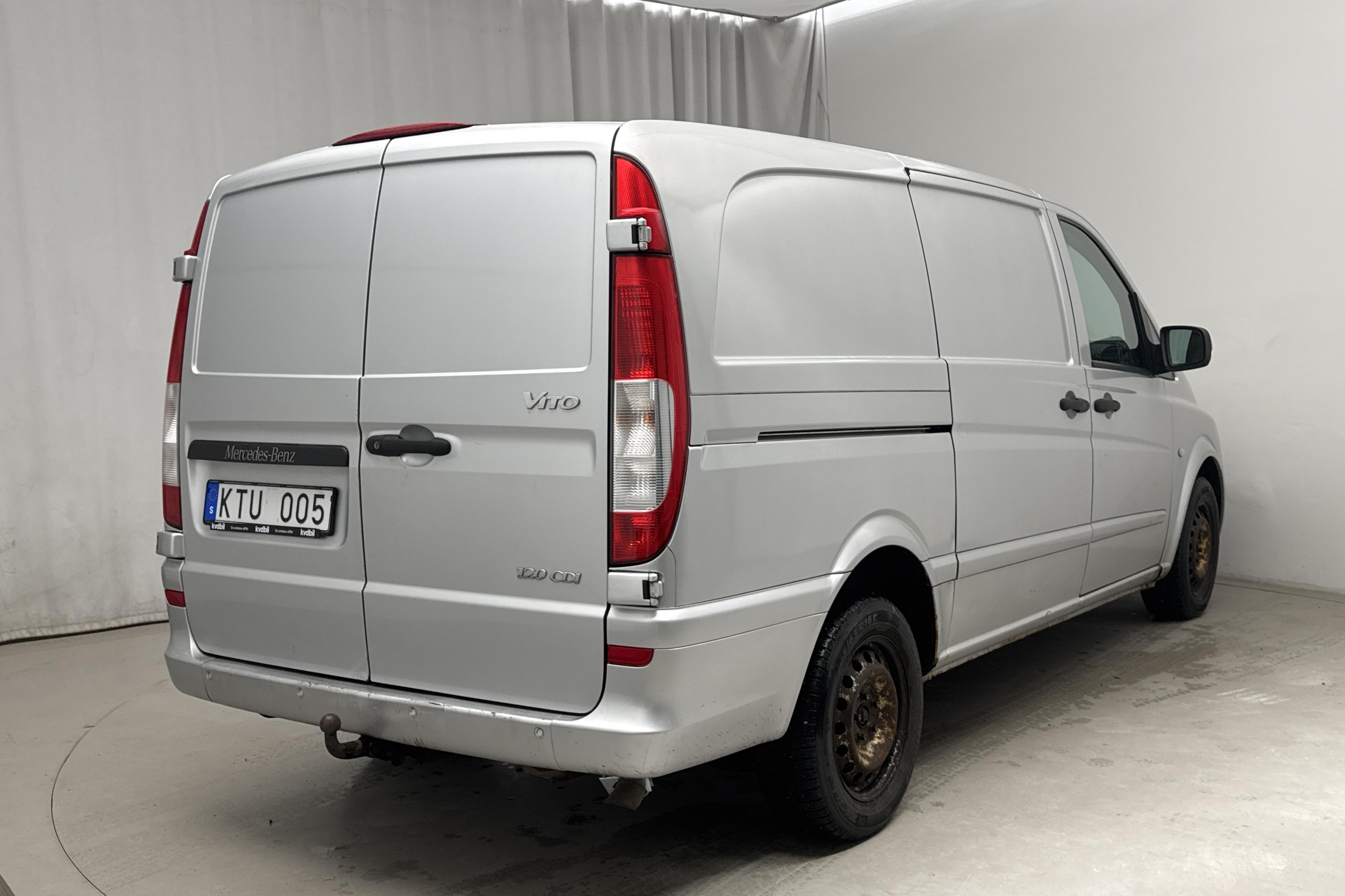 Mercedes Vito 120 Skåp W639 (204hk) - 21 092 mil - Automat - silver - 2010