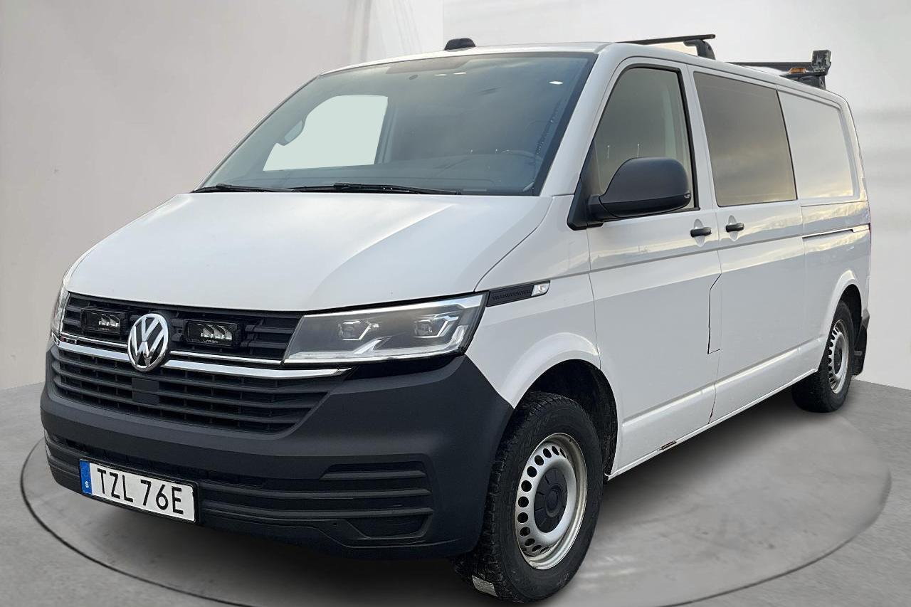 VW Transporter Kombi T6 2.0 TDI BMT  4MOTION (150hk) - 14 634 mil - Automat - vit - 2021