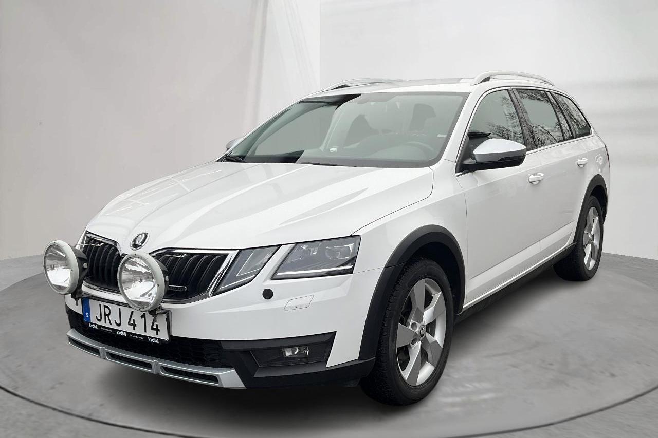 Skoda Octavia Scout II 2.0 TDI 4X4 (150hk) - 155 110 km - Manualna - biały - 2018