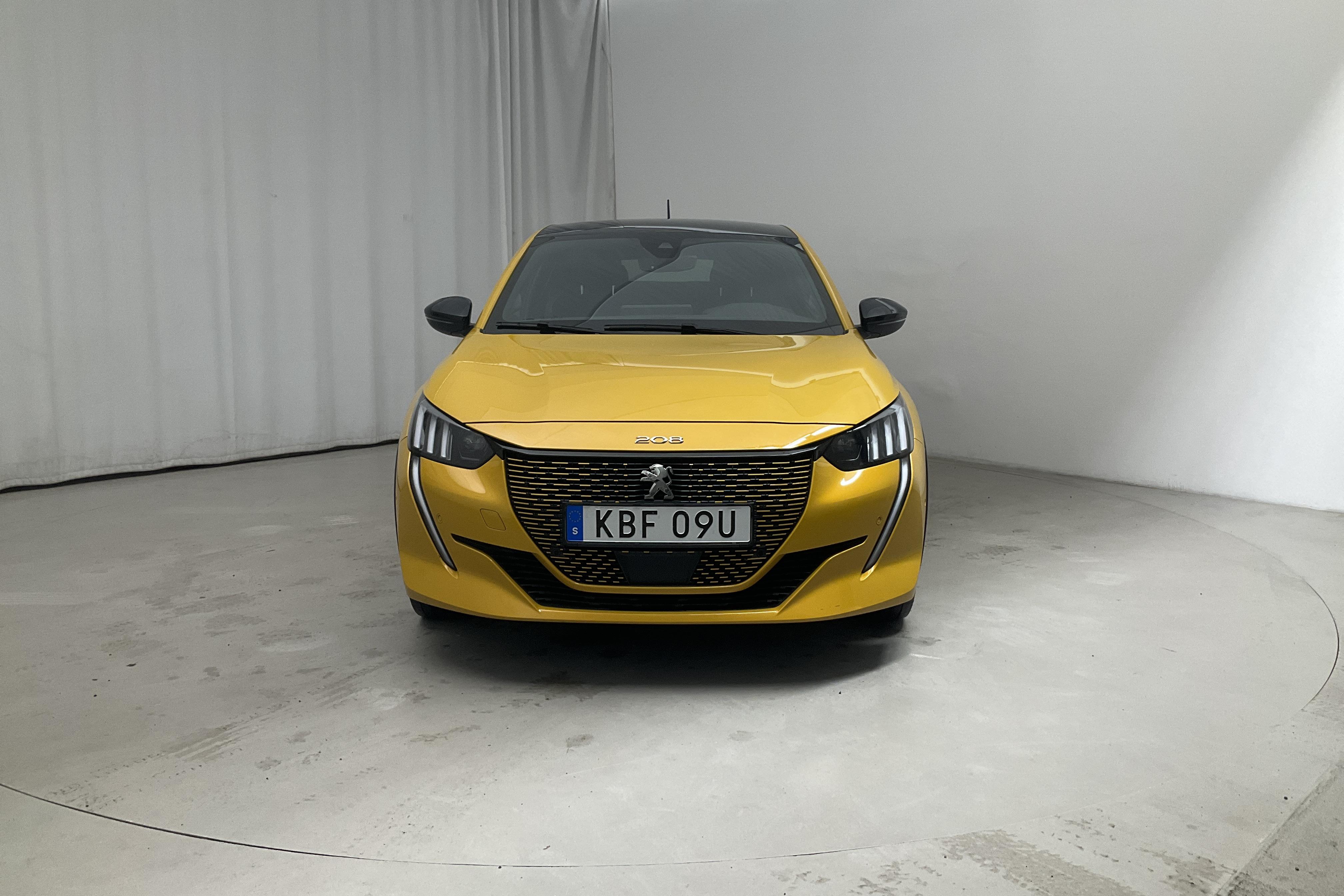 Peugeot e-208 50 kWh 5dr (136hk) - 36 840 km - Automatic - yellow - 2022