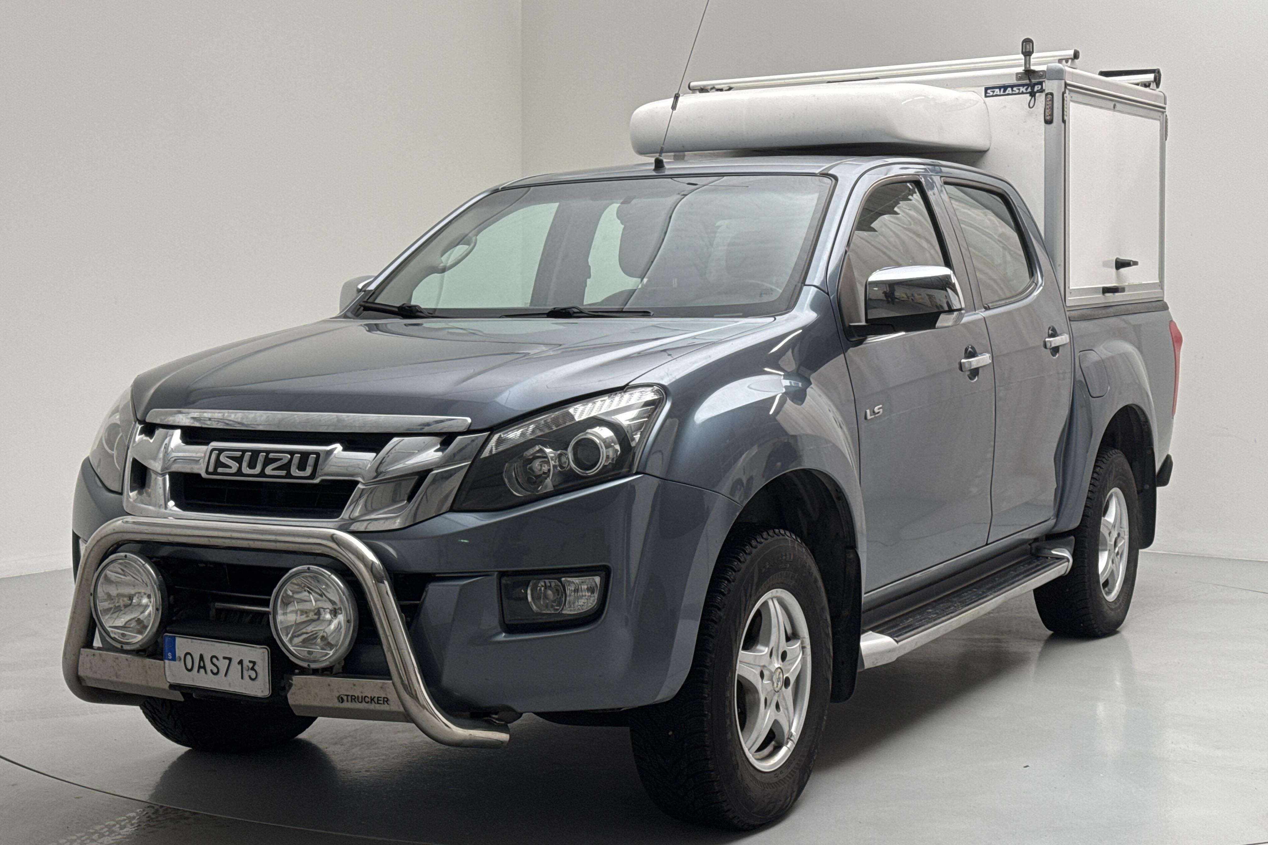 Isuzu D-MAX 2.5 DDI 4WD (163hk) - 113 000 km - Automatic - Light Grey - 2014