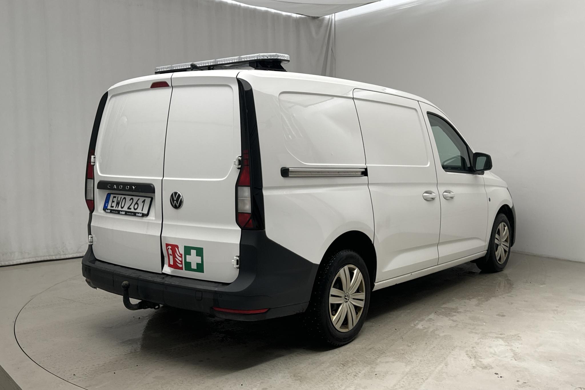 VW Caddy Cargo 2.0 TDI Skåp (102hk) - 151 390 km - Manualna - biały - 2022