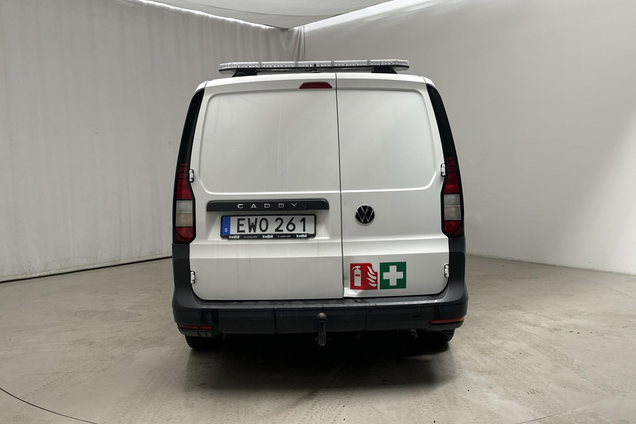 VW Caddy Cargo 2.0 TDI Skåp (102hk) - 151 390 km - Manualna - biały - 2022