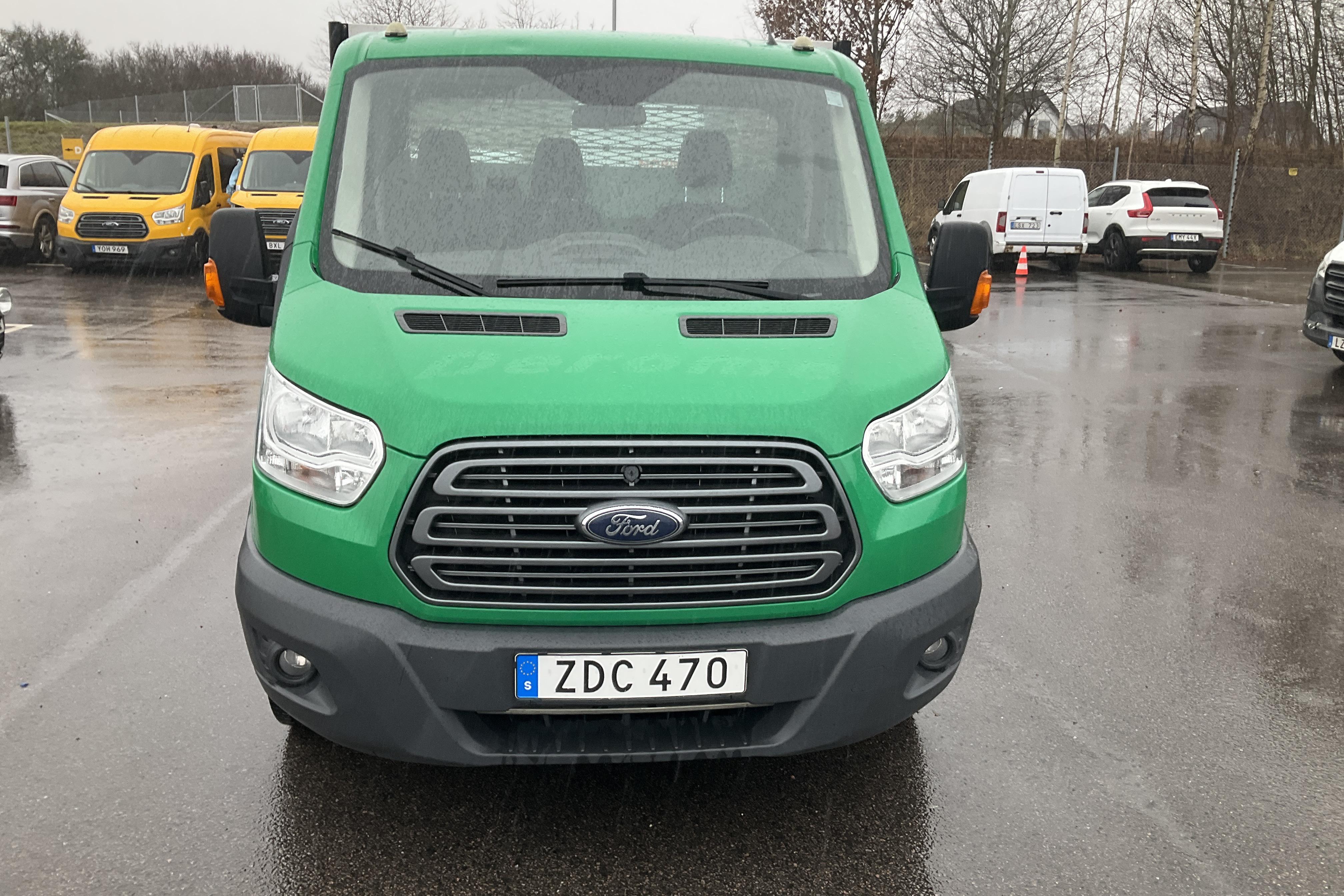 Ford Transit Chassi 350 2.0 TDCi 2WD (130hk) - 171 960 km - Manualna - zielony - 2018