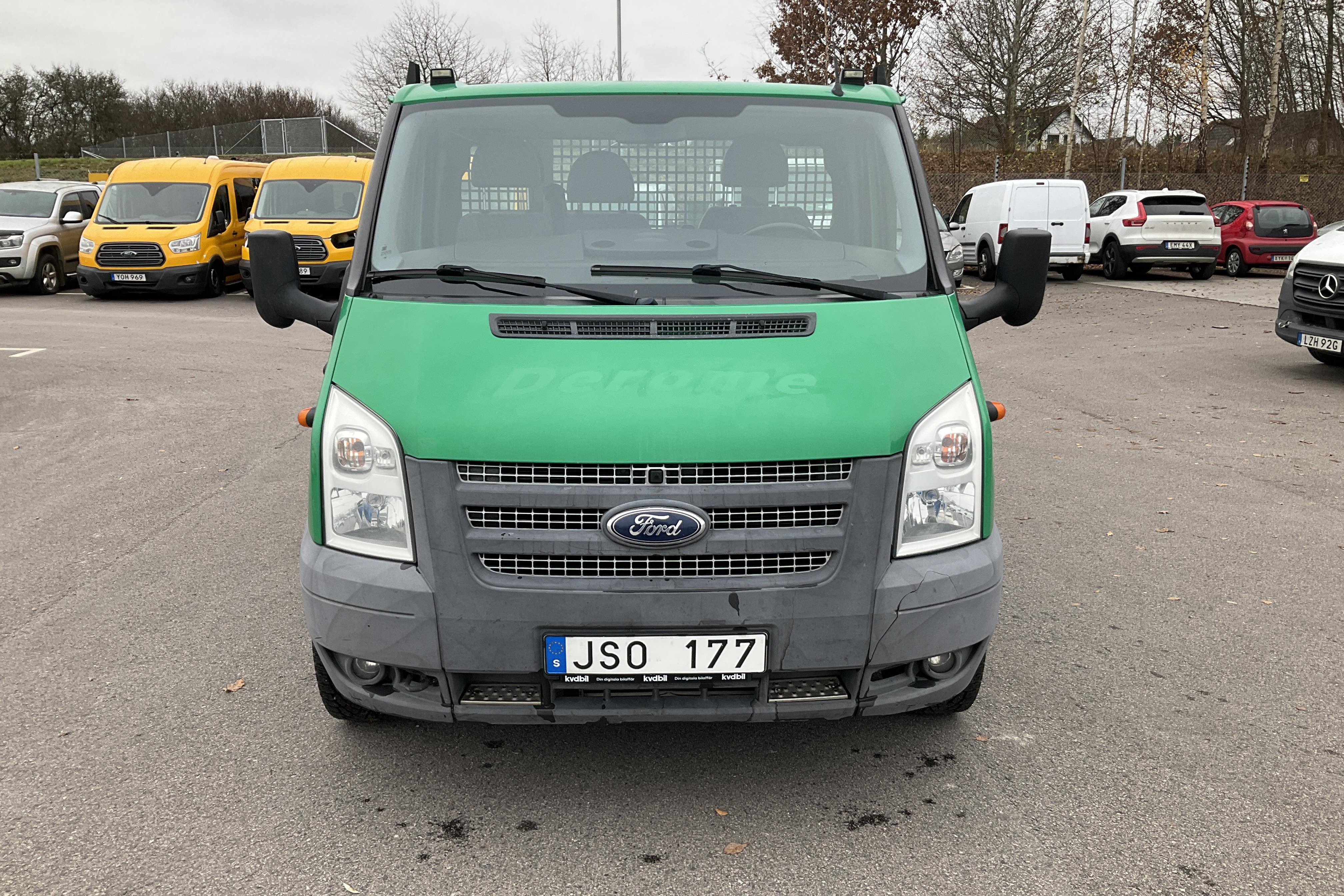 Ford Transit 350 2.2 TDCi Pickup (140hk) - 227 150 km - Manual - green - 2014