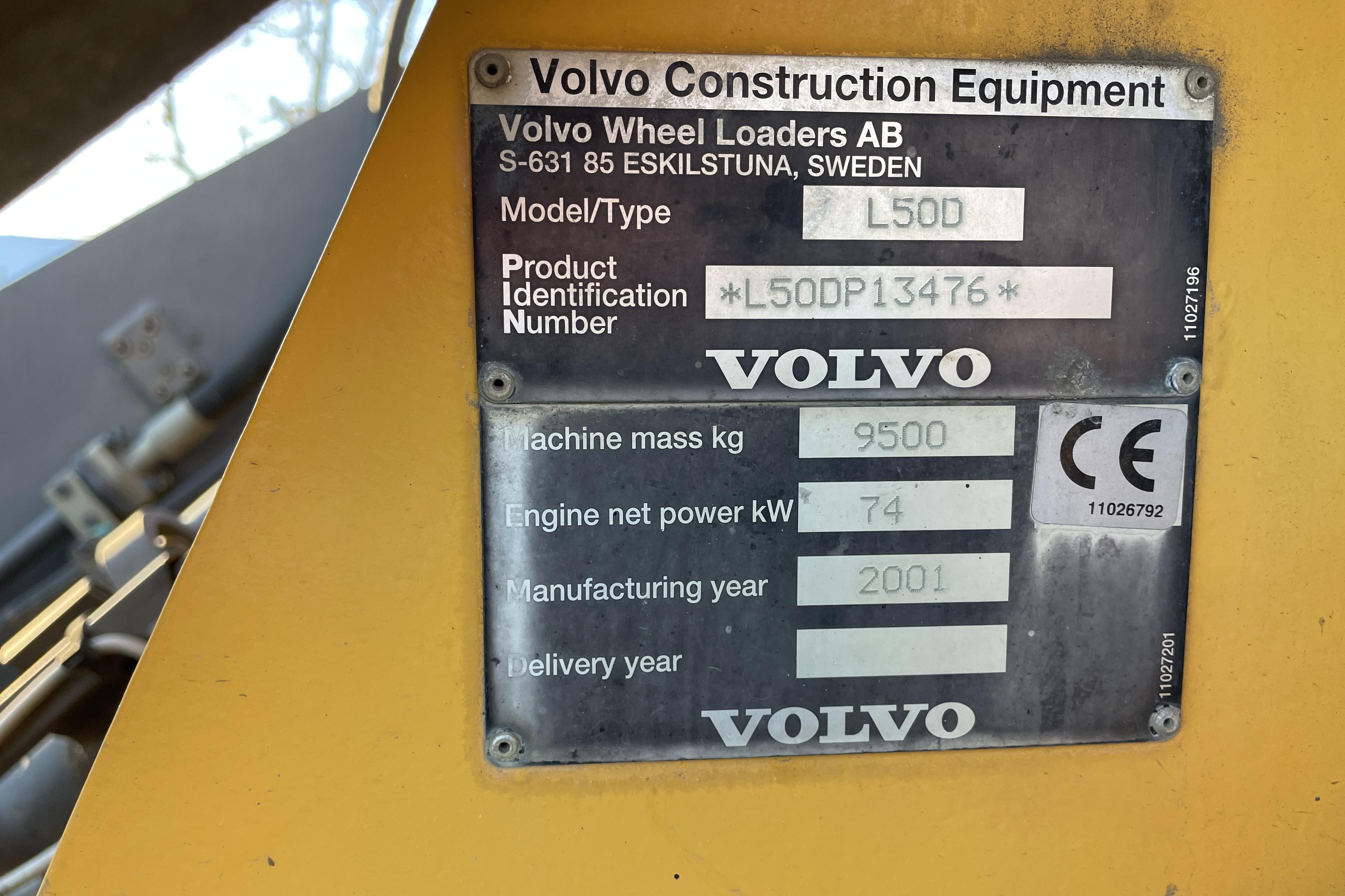 Volvo L50D - 0 km - 2001