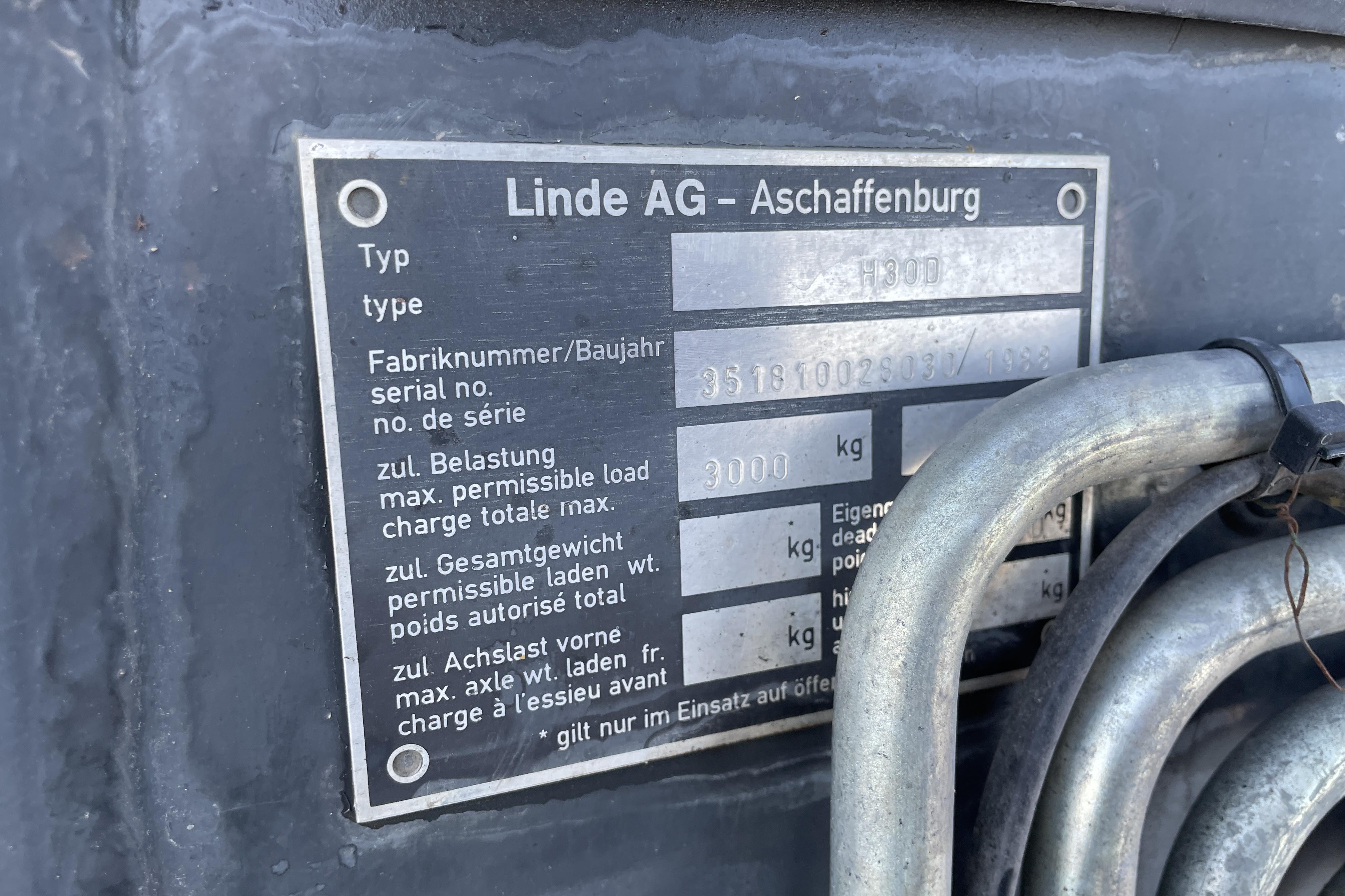 Linde H30D -  - 1988