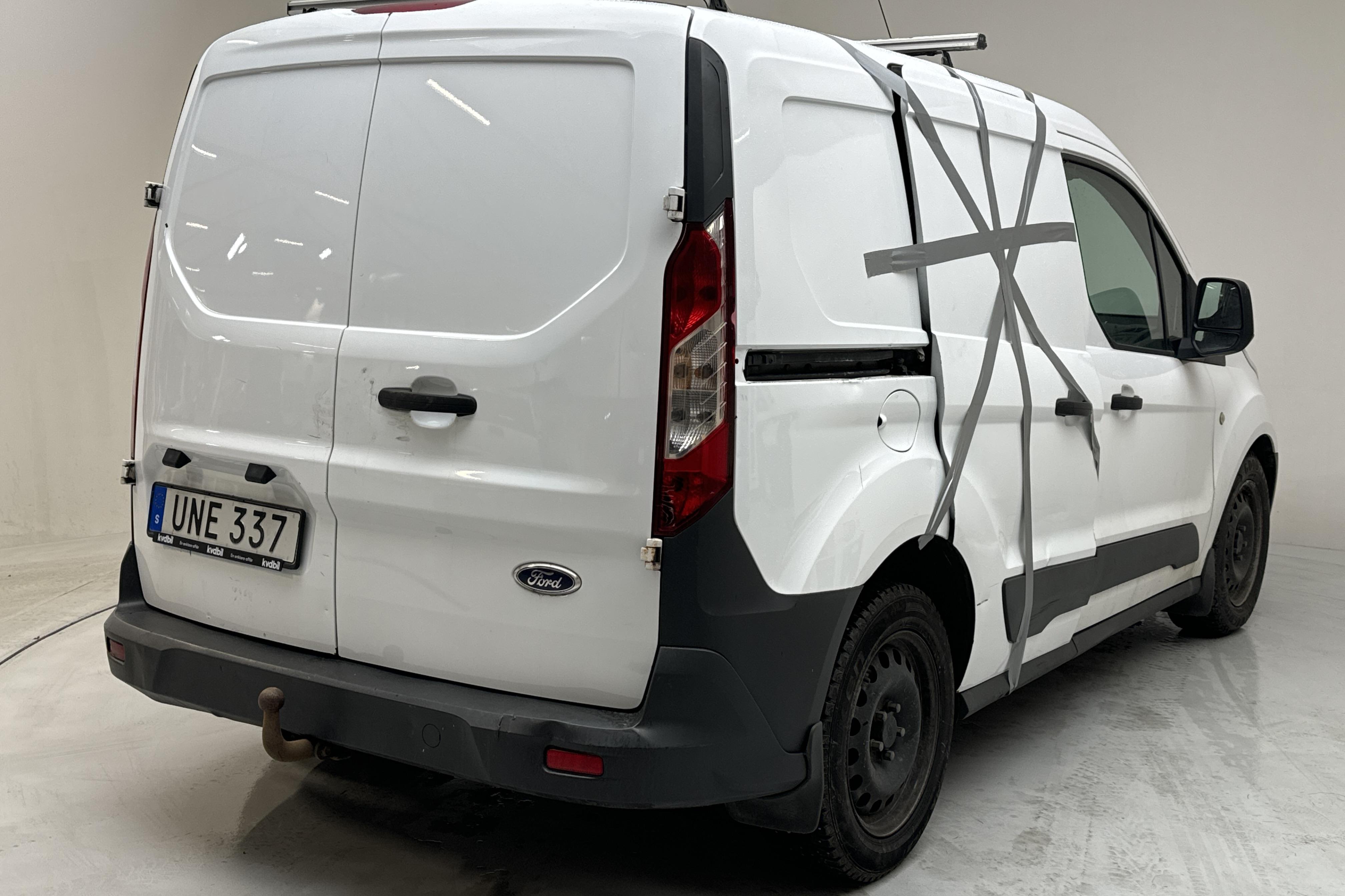 Ford Transit Connect 1.6 TDCi (75hk) - 164 430 km - Manualna - biały - 2014