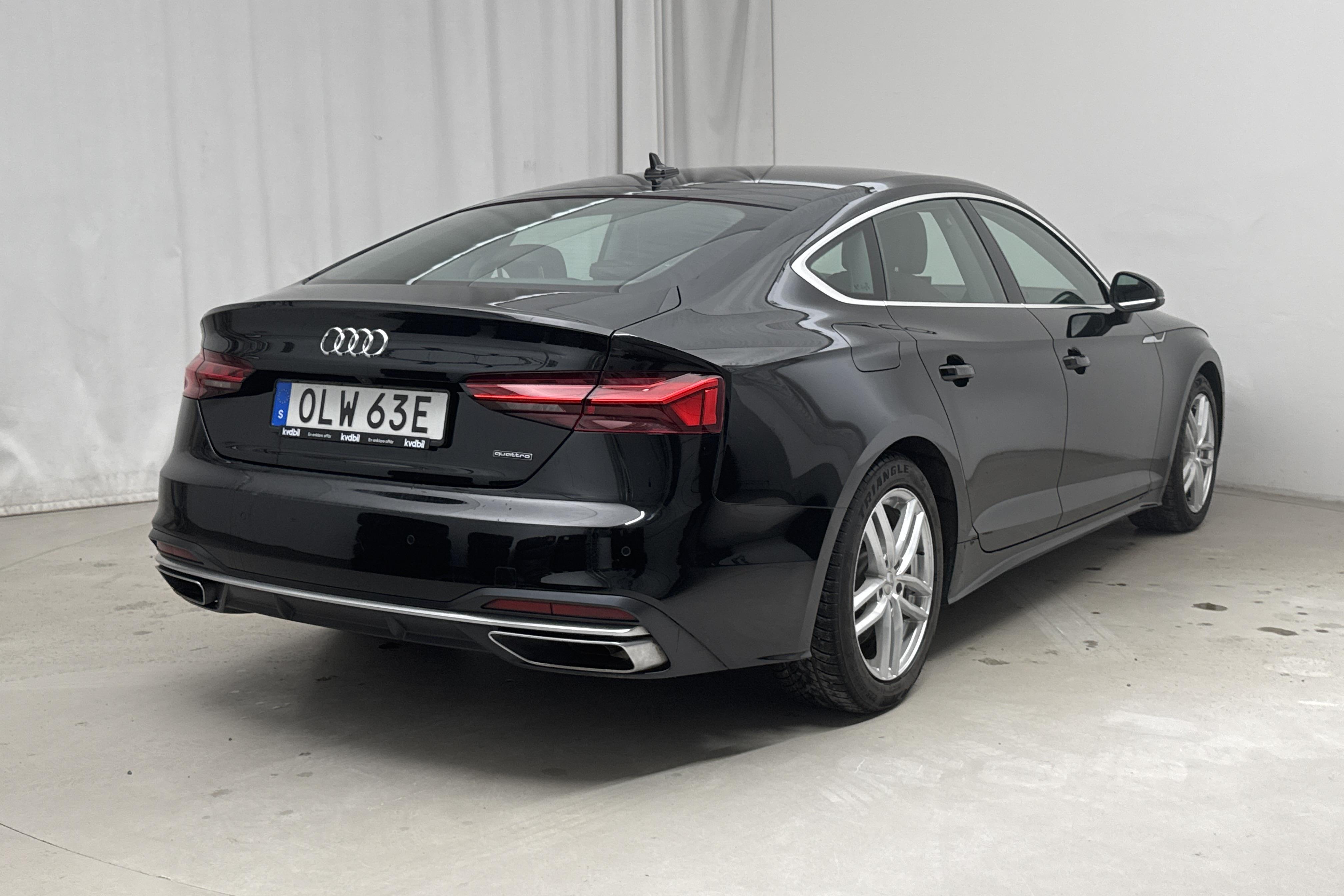 Audi A5 Sportback 45 TFSI quattro LCI (265hk) - 35 060 km - Automatic - black - 2021