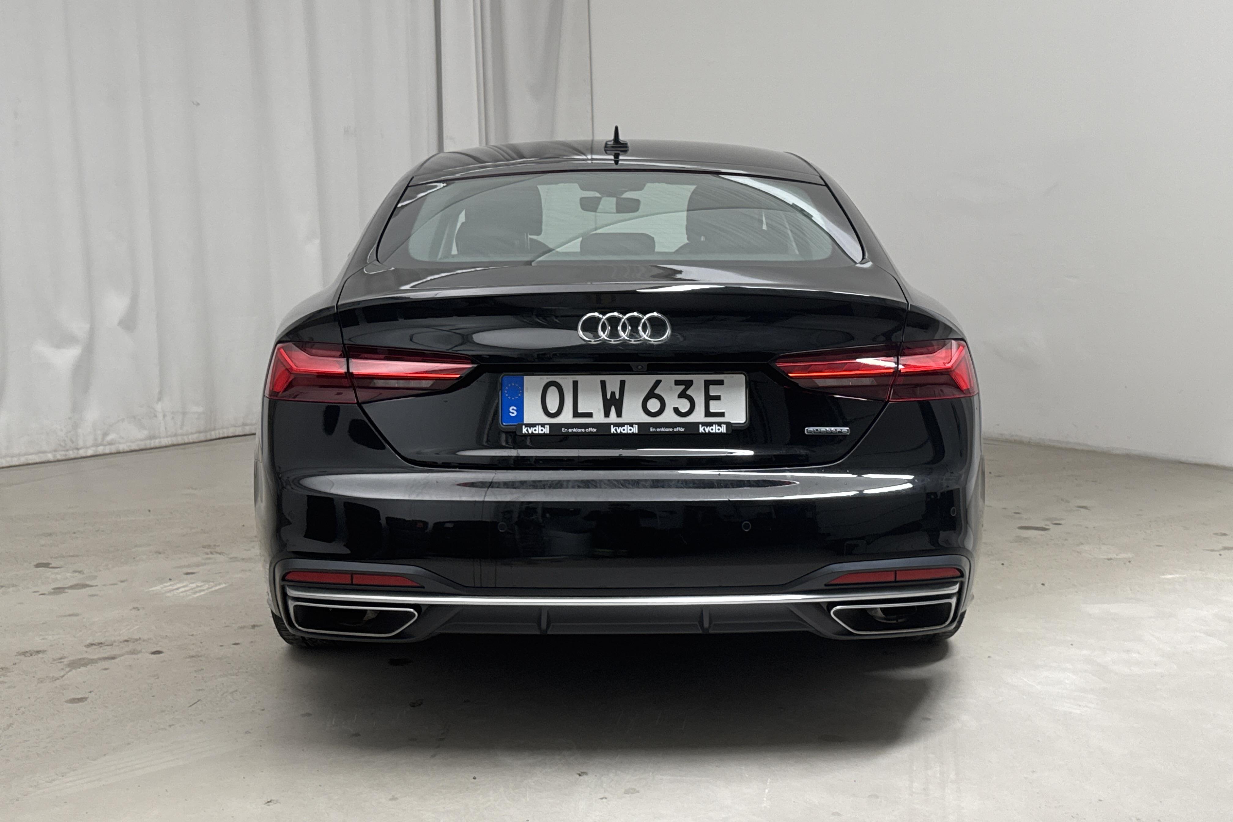 Audi A5 Sportback 45 TFSI quattro LCI (265hk) - 35 060 km - Automatic - black - 2021