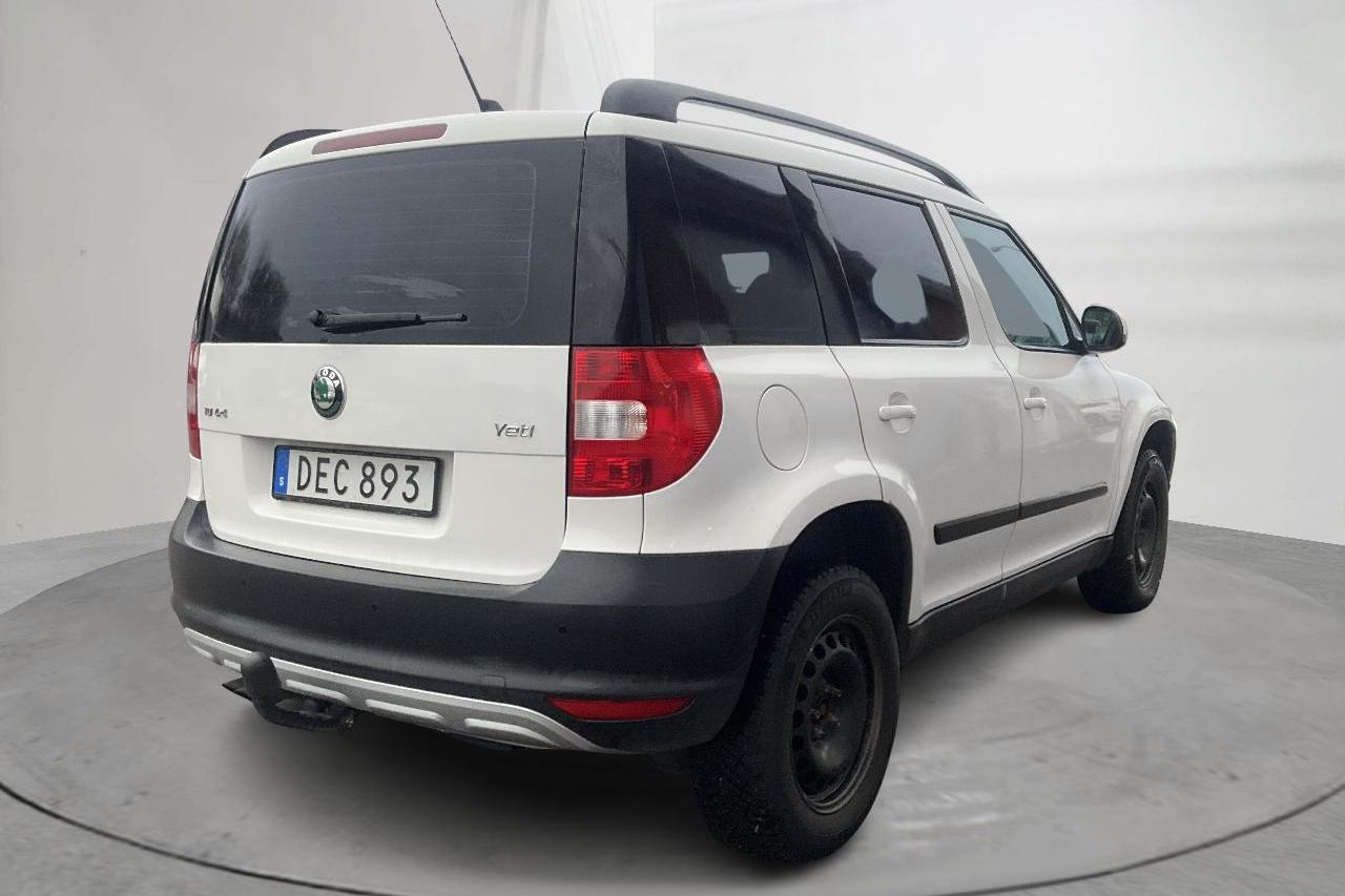 Skoda Yeti 2.0 TDI 4X4 (140hk) - 221 570 km - Manual - white - 2014