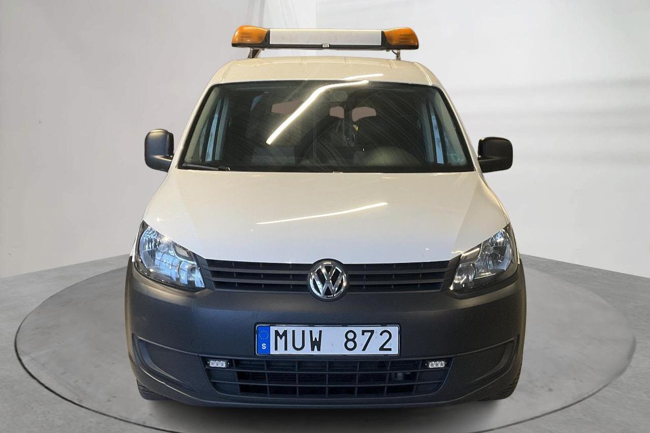 VW Caddy 2.0 TDI Maxi Skåp 4-motion (140hk) - 14 965 mil - Automat - vit - 2013