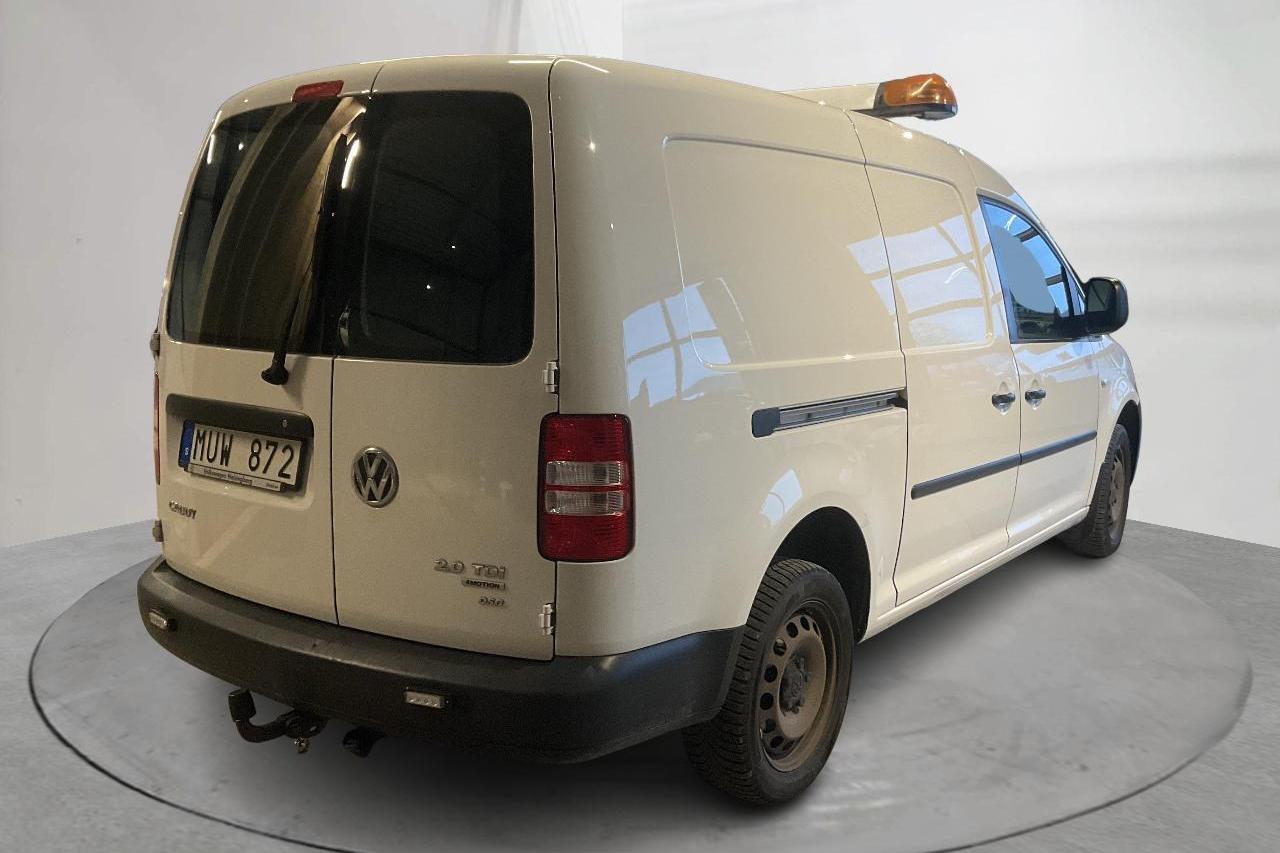 VW Caddy 2.0 TDI Maxi Skåp 4-motion (140hk) - 14 965 mil - Automat - vit - 2013