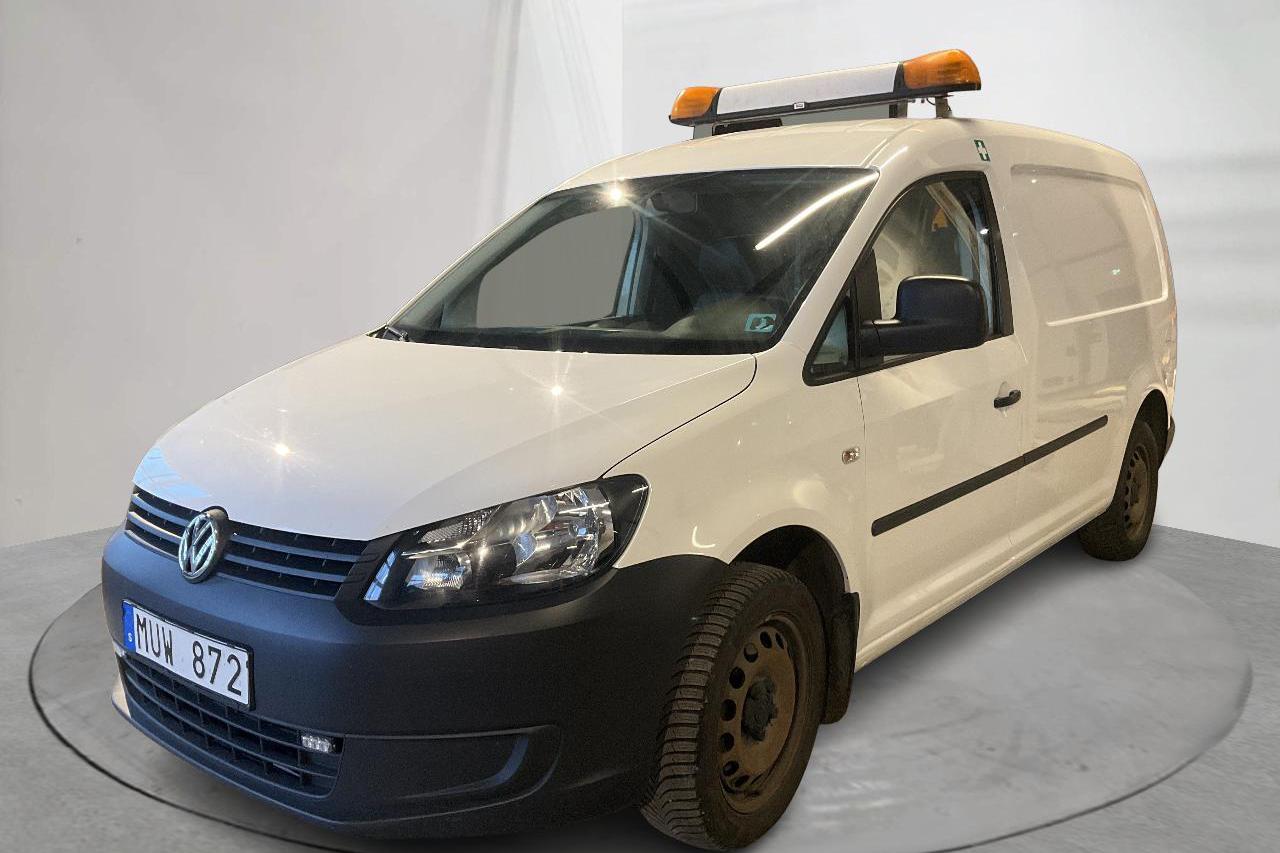 VW Caddy 2.0 TDI Maxi Skåp 4-motion (140hk) - 14 965 mil - Automat - vit - 2013