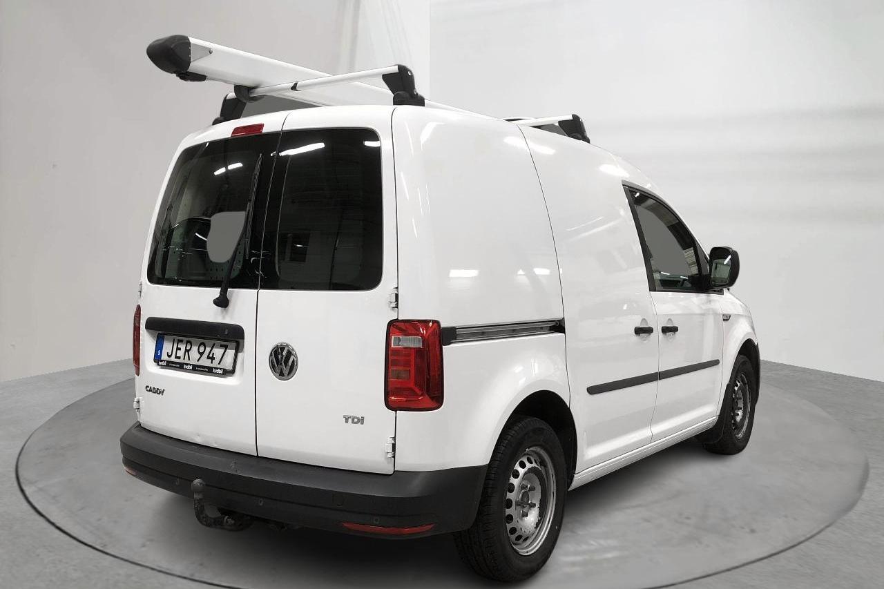 VW Caddy 1.6 TDI Skåp (102hk) - 17 945 mil - Manuell - vit - 2016