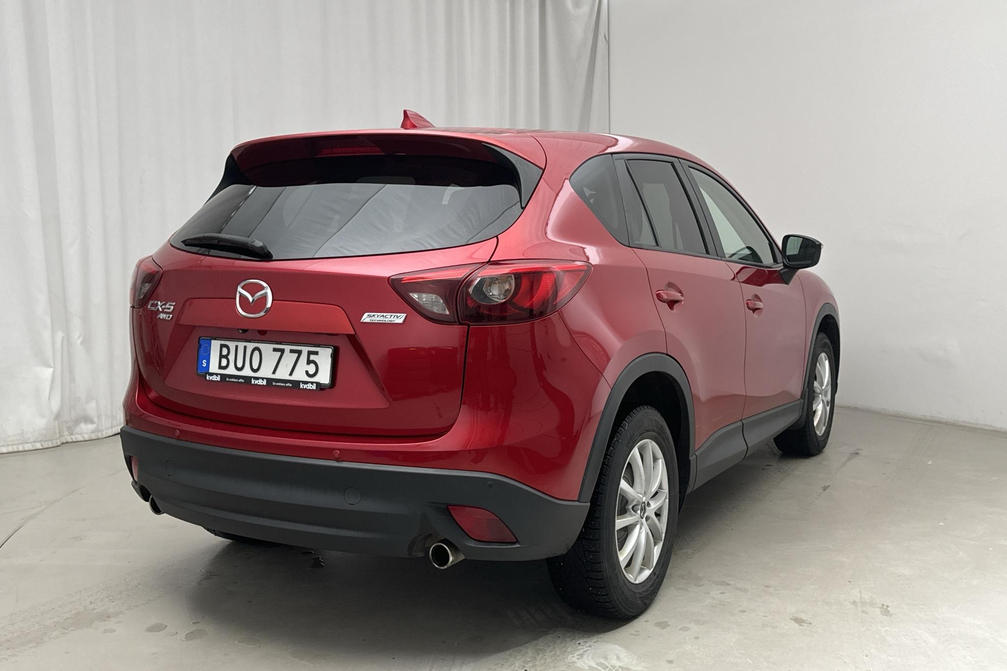 Mazda CX-5 2.2 DE AWD (175hk) - 199 180 km - Automatyczna - czerwony - 2015