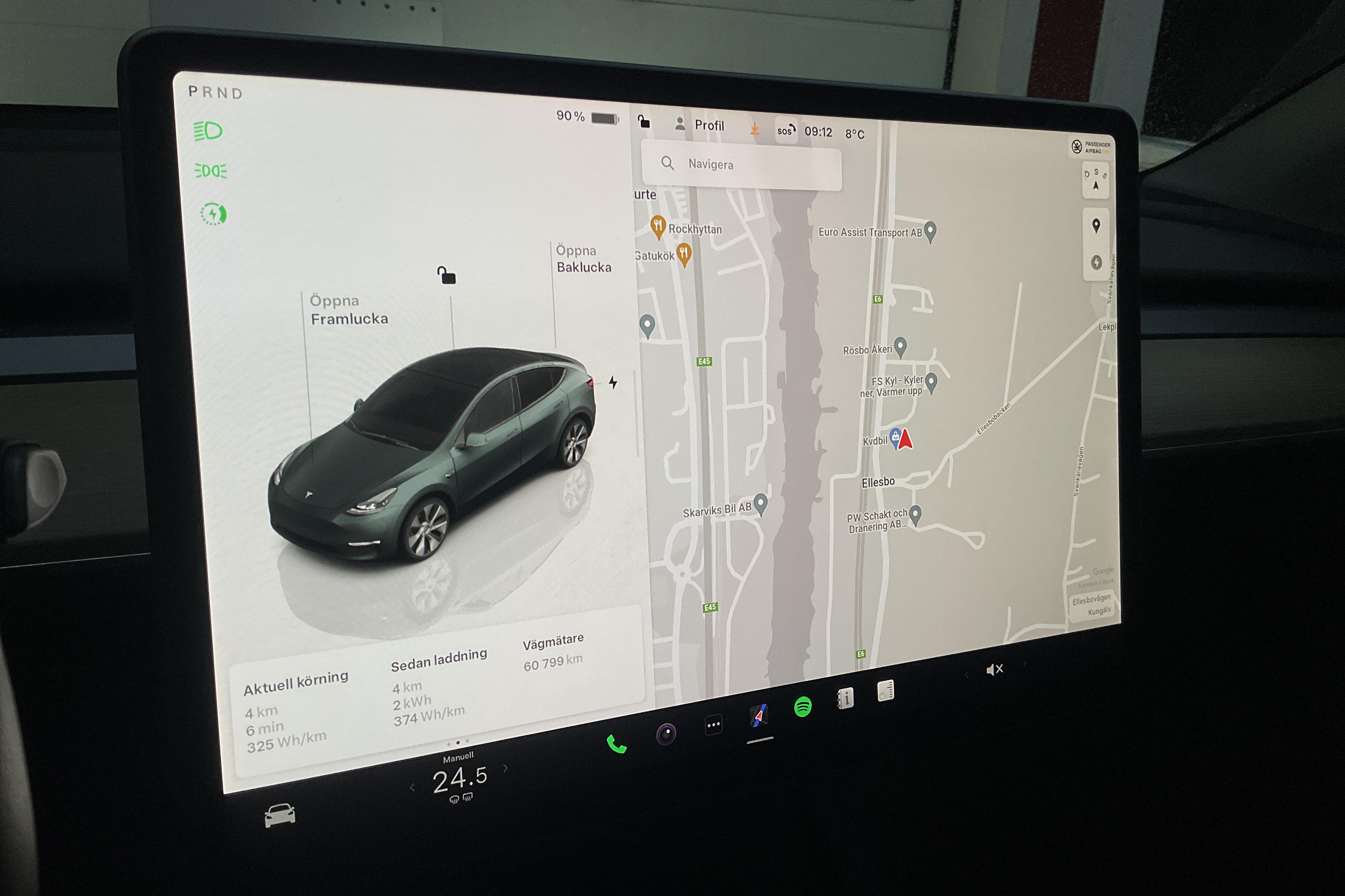 Tesla Model Y Long Range Dual Motor AWD - 6 080 mil - Automat - grå - 2022