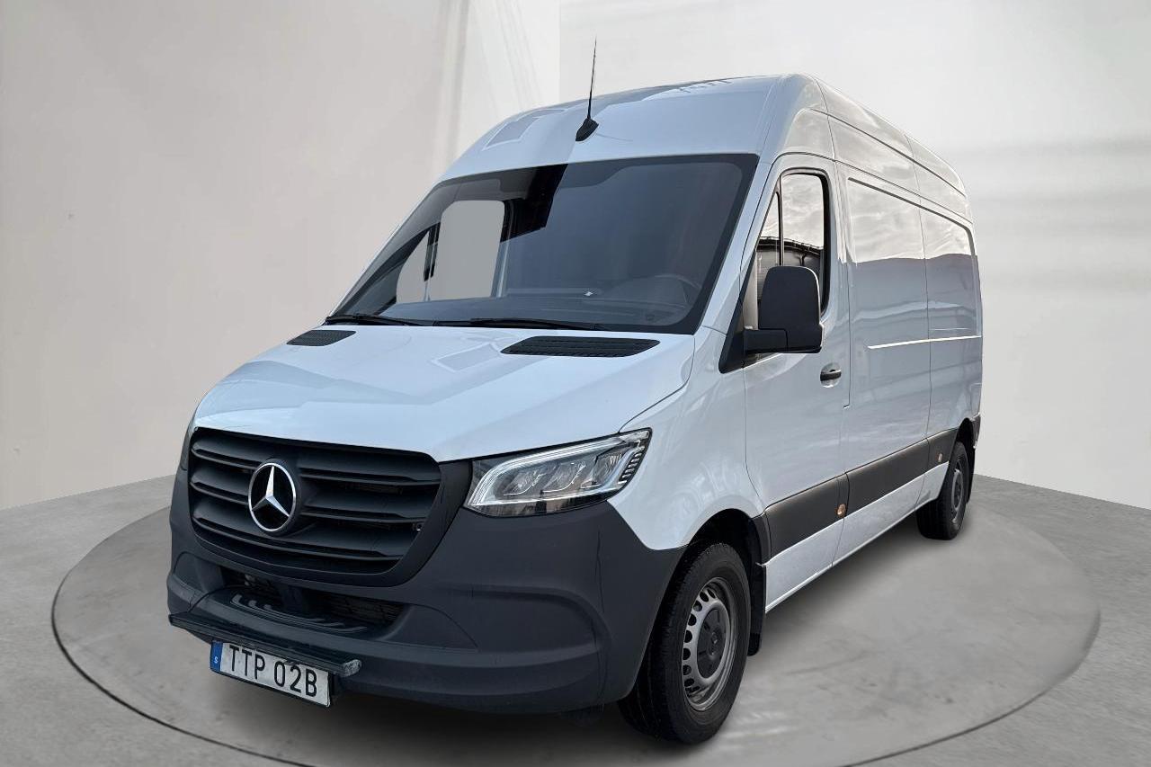 Mercedes Sprinter 211 CDI Skåp 2WD (114hk) - 61 560 km - Automatyczna - biały - 2023