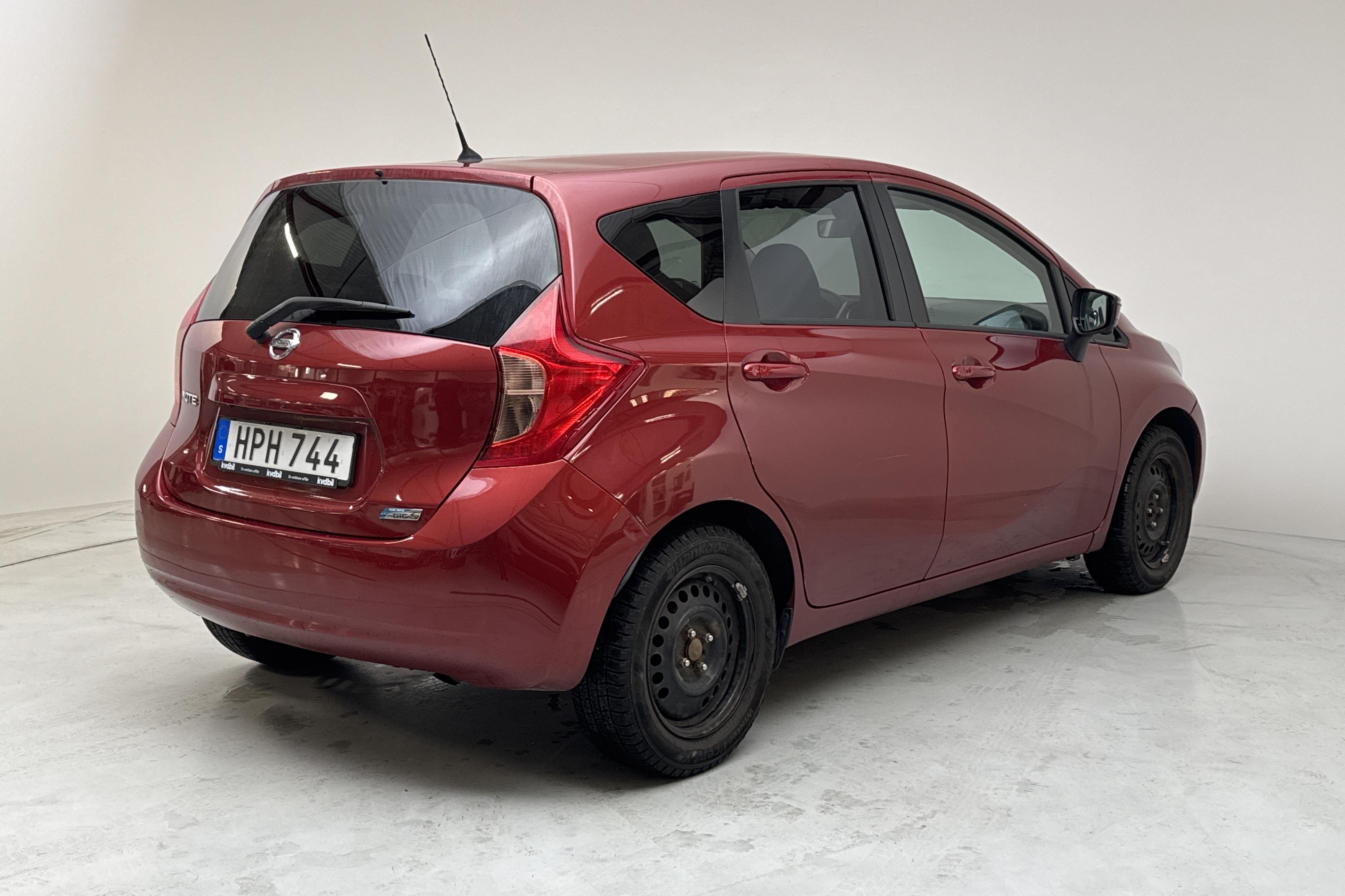 Nissan Note 1.2 DIG-S (98hk) - 113 860 km - Automaattinen - Dark Red - 2014