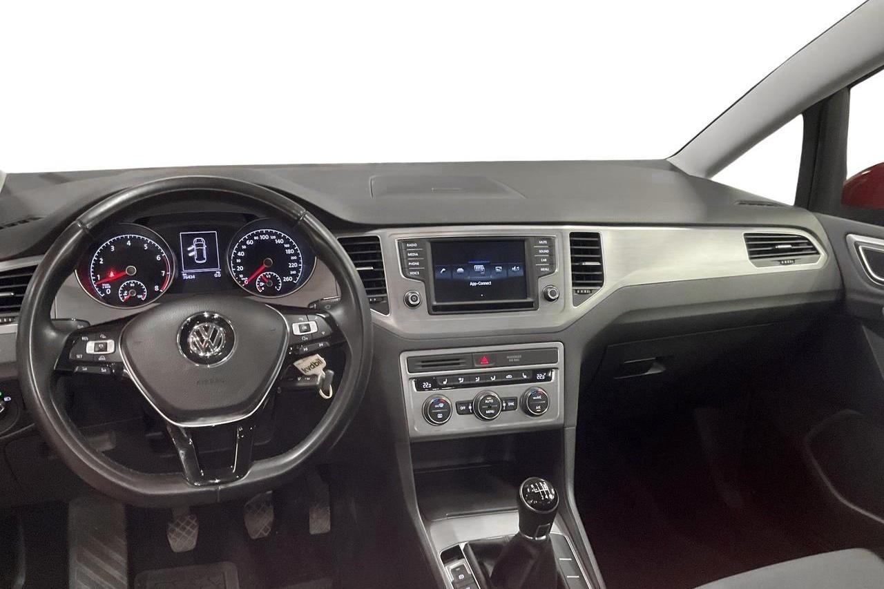 VW Golf VII 1.2 TSI BlueMotion Technology Sportsvan (110hk) - 76 430 km - Käsitsi - punane - 2018