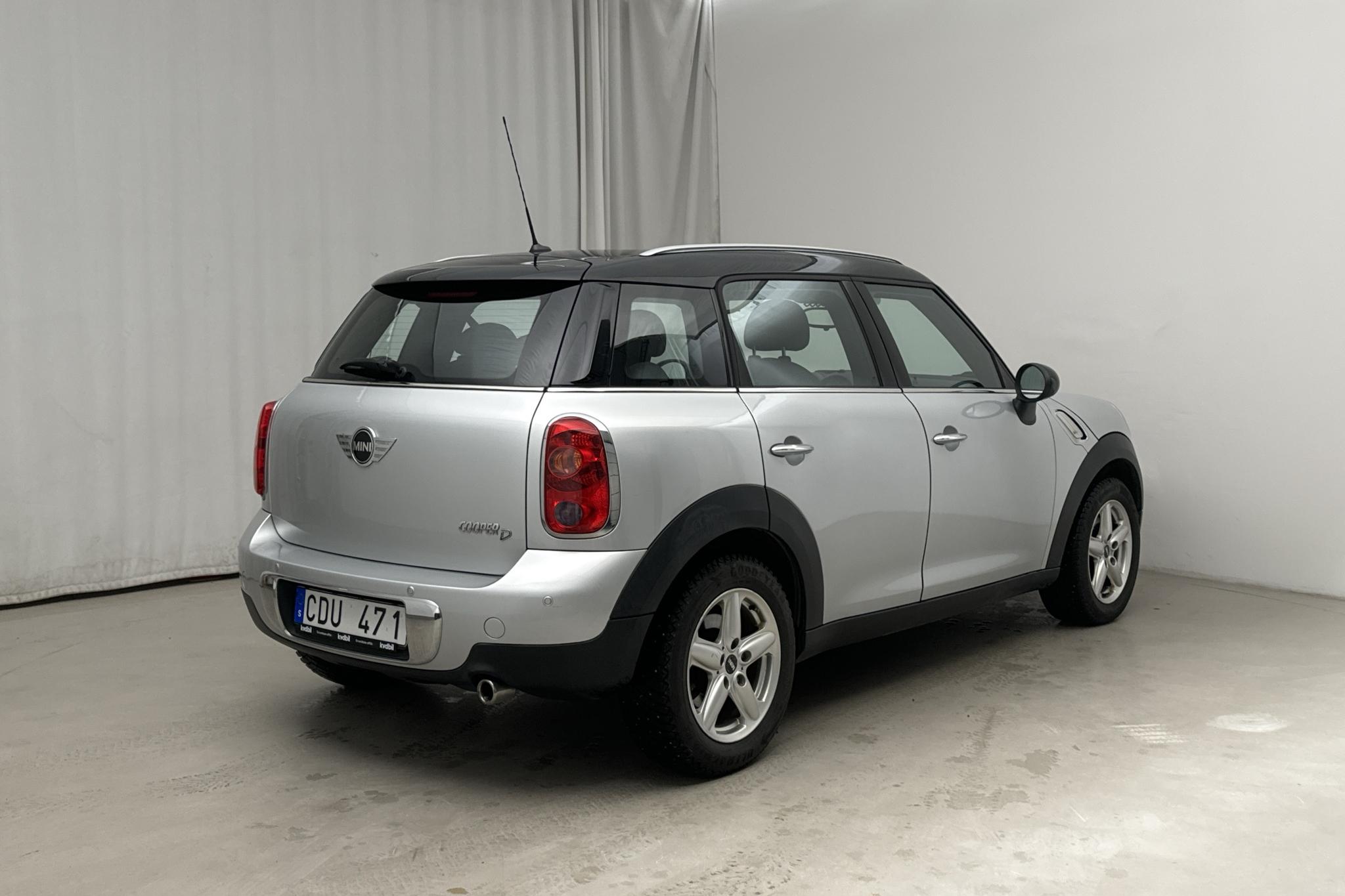 MINI Cooper D 2.0 Countryman (112hk) - 118 950 km - Automatic - silver - 2012