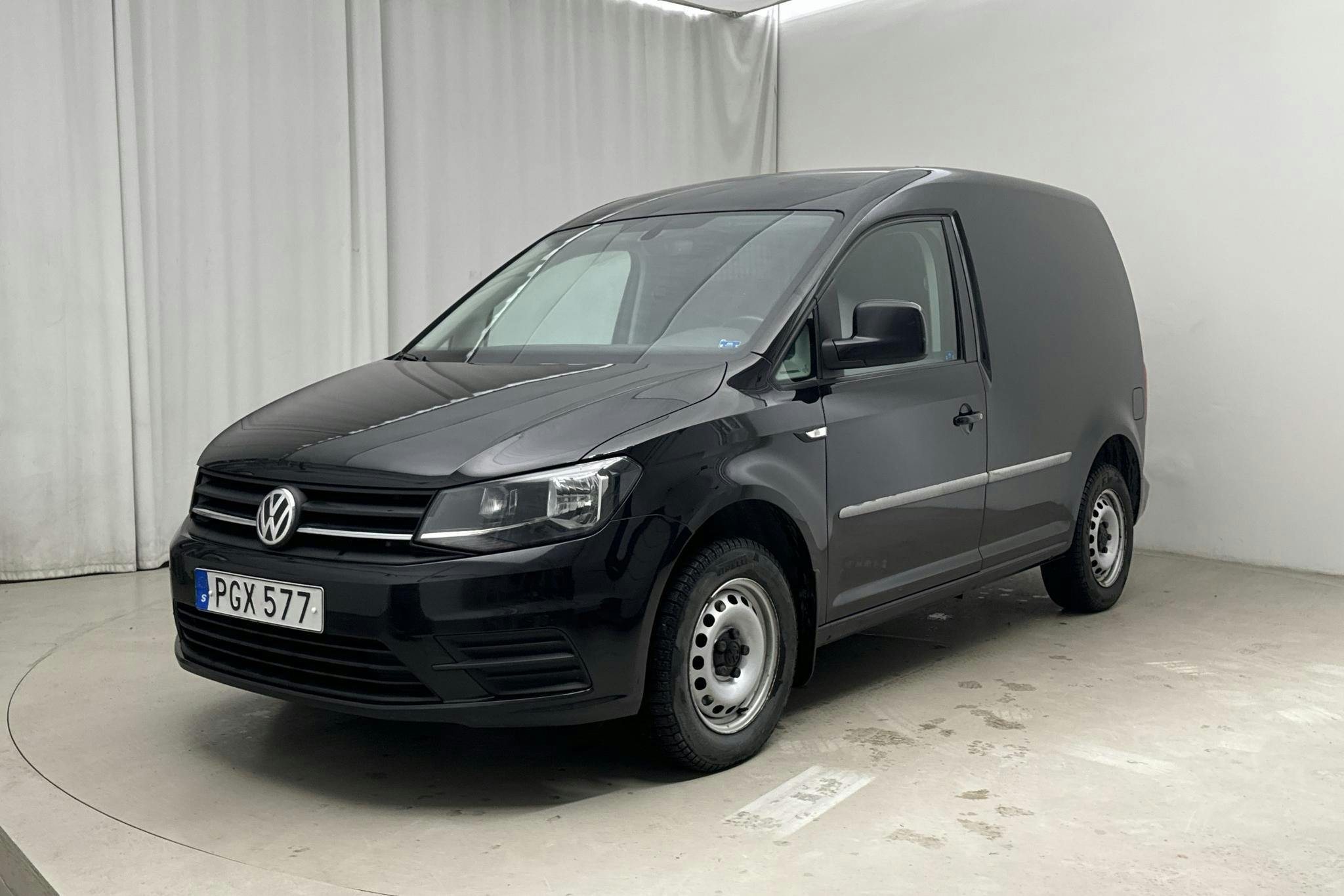 VW Caddy 2.0 TDI Skåp (102hk) - 163 450 km - Automaattinen - musta - 2017