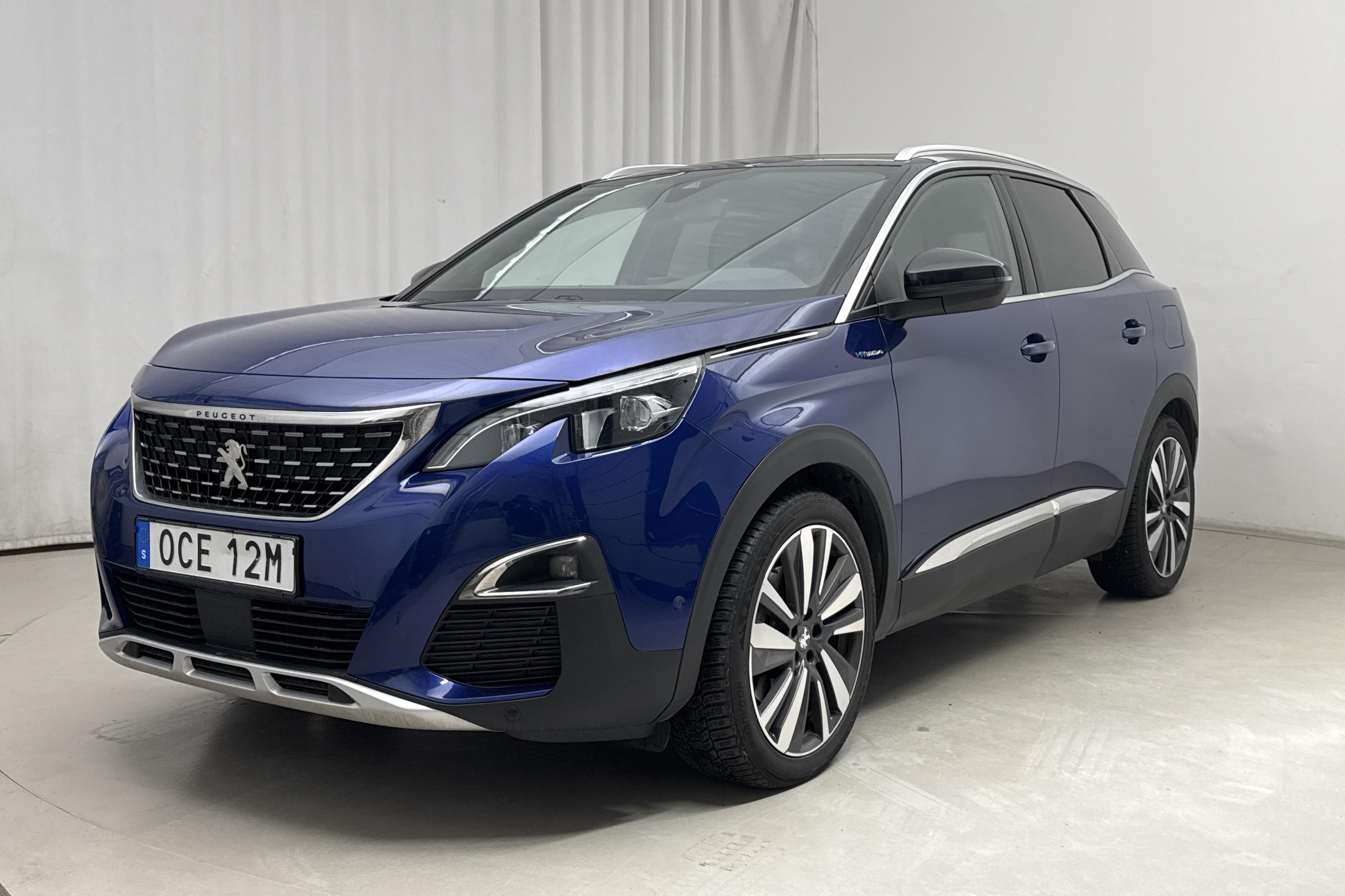 Peugeot 3008 1.6 Plug-in Hybrid 4 (300hk) - 12 503 mil - Automat - blå - 2020