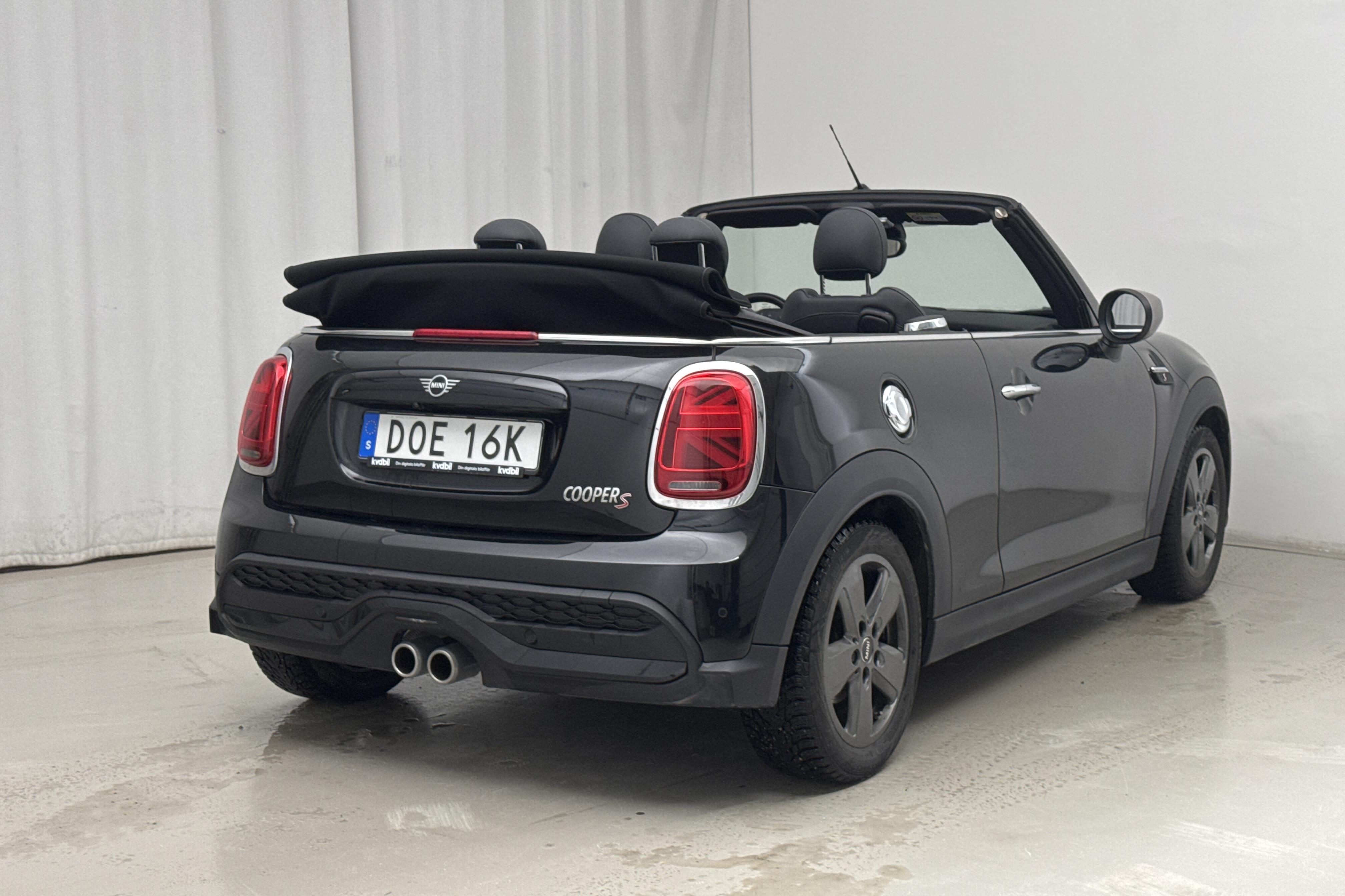 MINI Cooper S Cabriolet, F57 LCI (178hk) - 2 300 mil - Manuell - svart - 2022